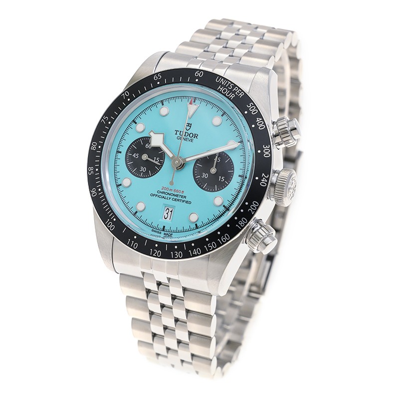 Black Bay Chronograph "Flamingo Blue" Steel Turquoise Dial 41mm Product Image 2