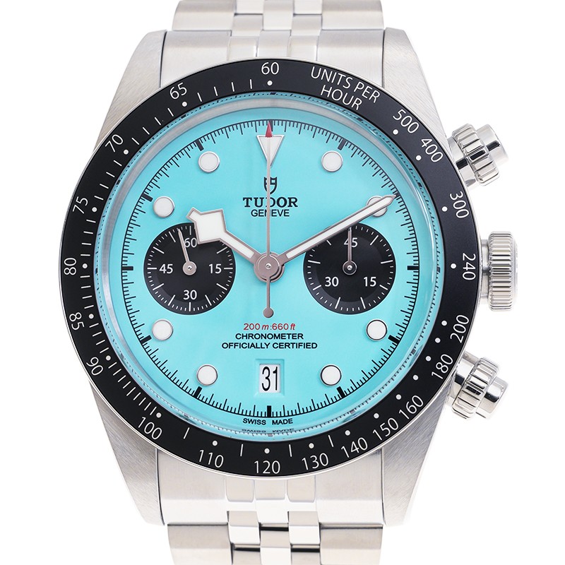 Black Bay Chronograph "Flamingo Blue" Steel Turquoise Dial 41mm Product Image 3