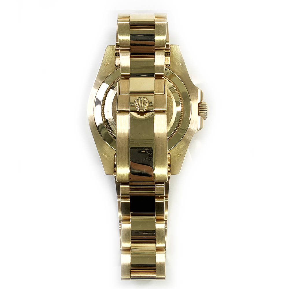 GMT-Master II Yellow Gold Sapphire Ruby Black Dial 40mm Product Image 3