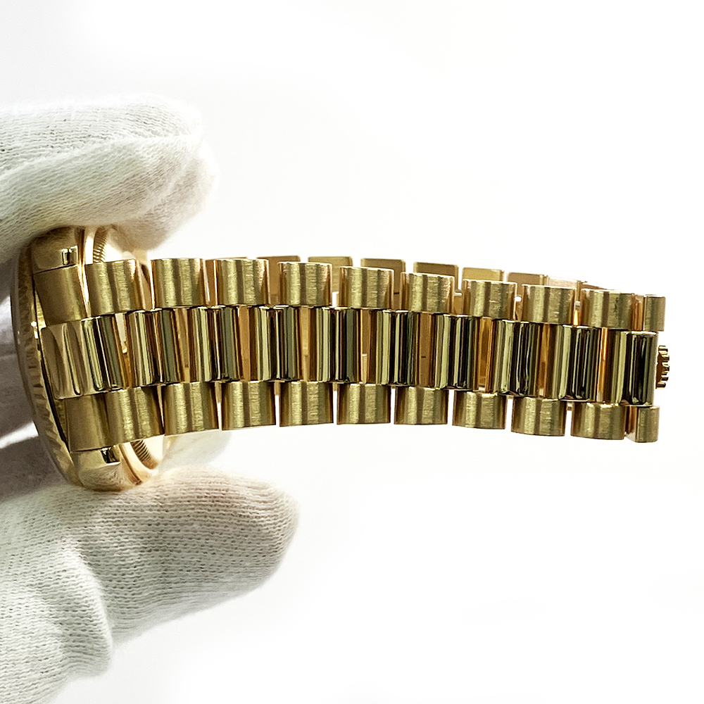 Day-Date Yellow Gold Silver Meteorite Dial 36mm Product Image 4