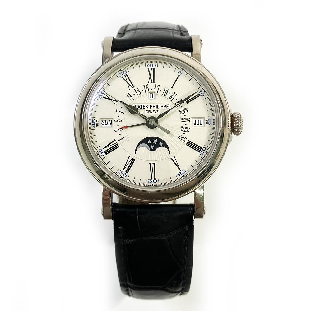 Perpetual Calendar White Gold Silver Dial 38mm Product Image 1