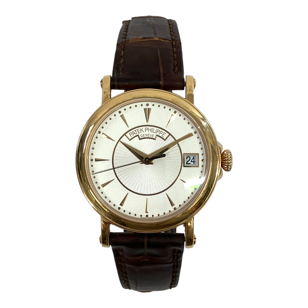 Calatrava Rose Gold Silver Dial 38mm Product Image 1