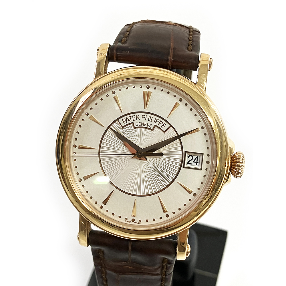 Calatrava Rose Gold Silver Dial 38mm Product Image 3