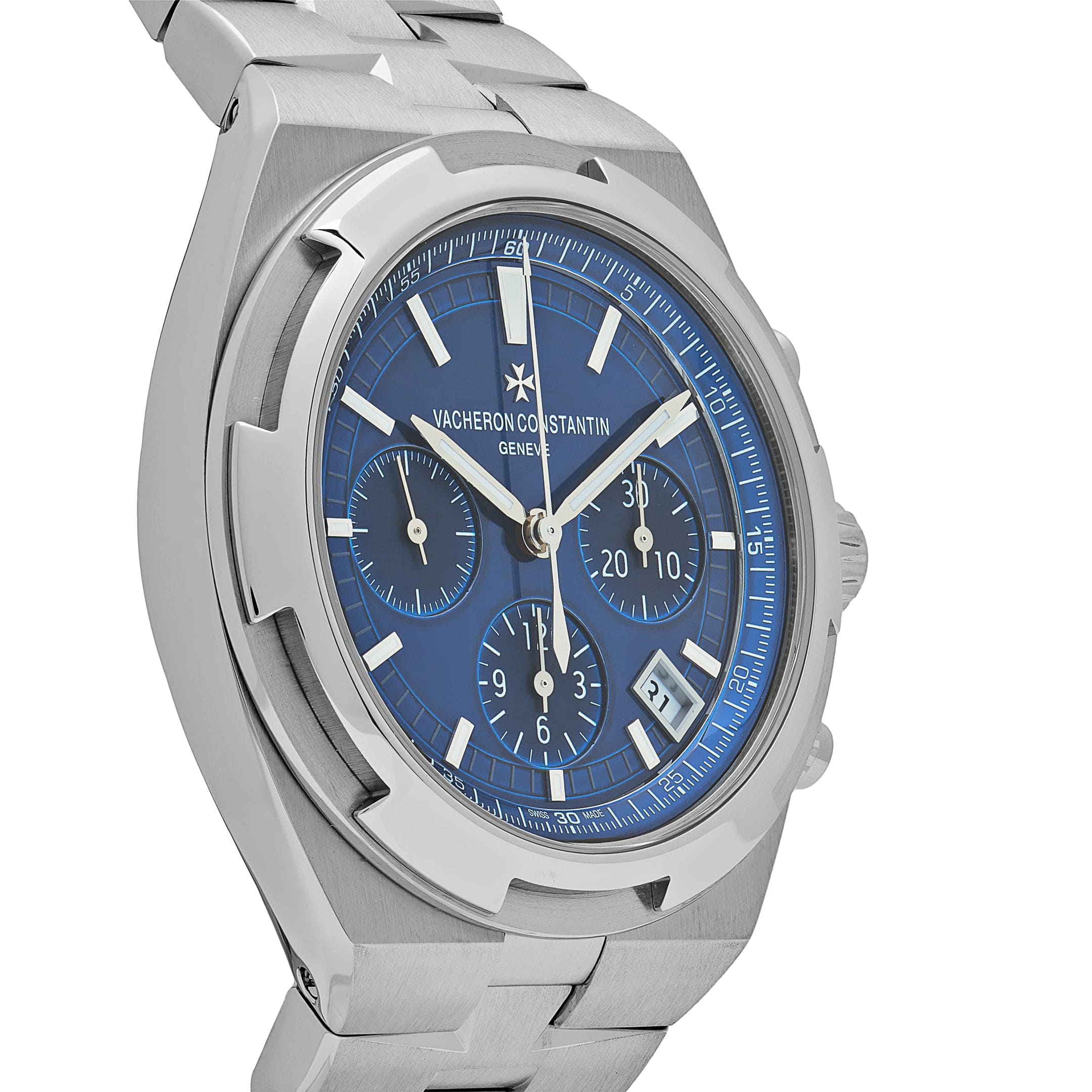 Overseas Chronograph Steel Blue Dial 42mm Product Image 2