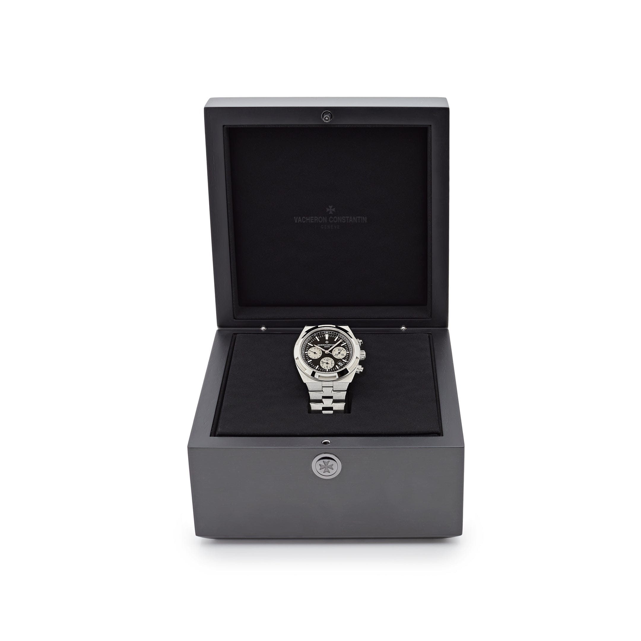 Overseas Chronograph Steel Black dial 42mm Product Image 5