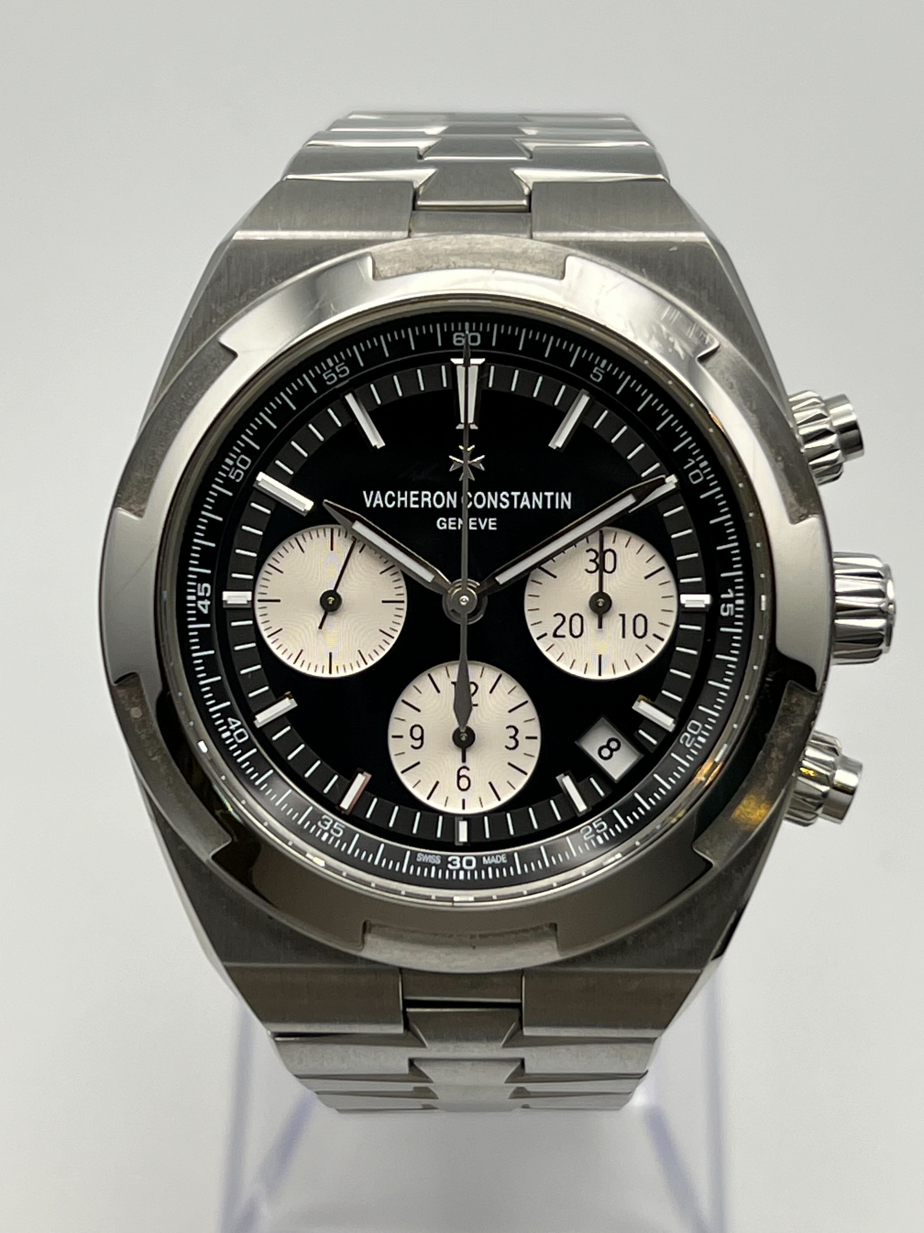 Overseas Chronograph Steel Black dial 42mm Product Image 2