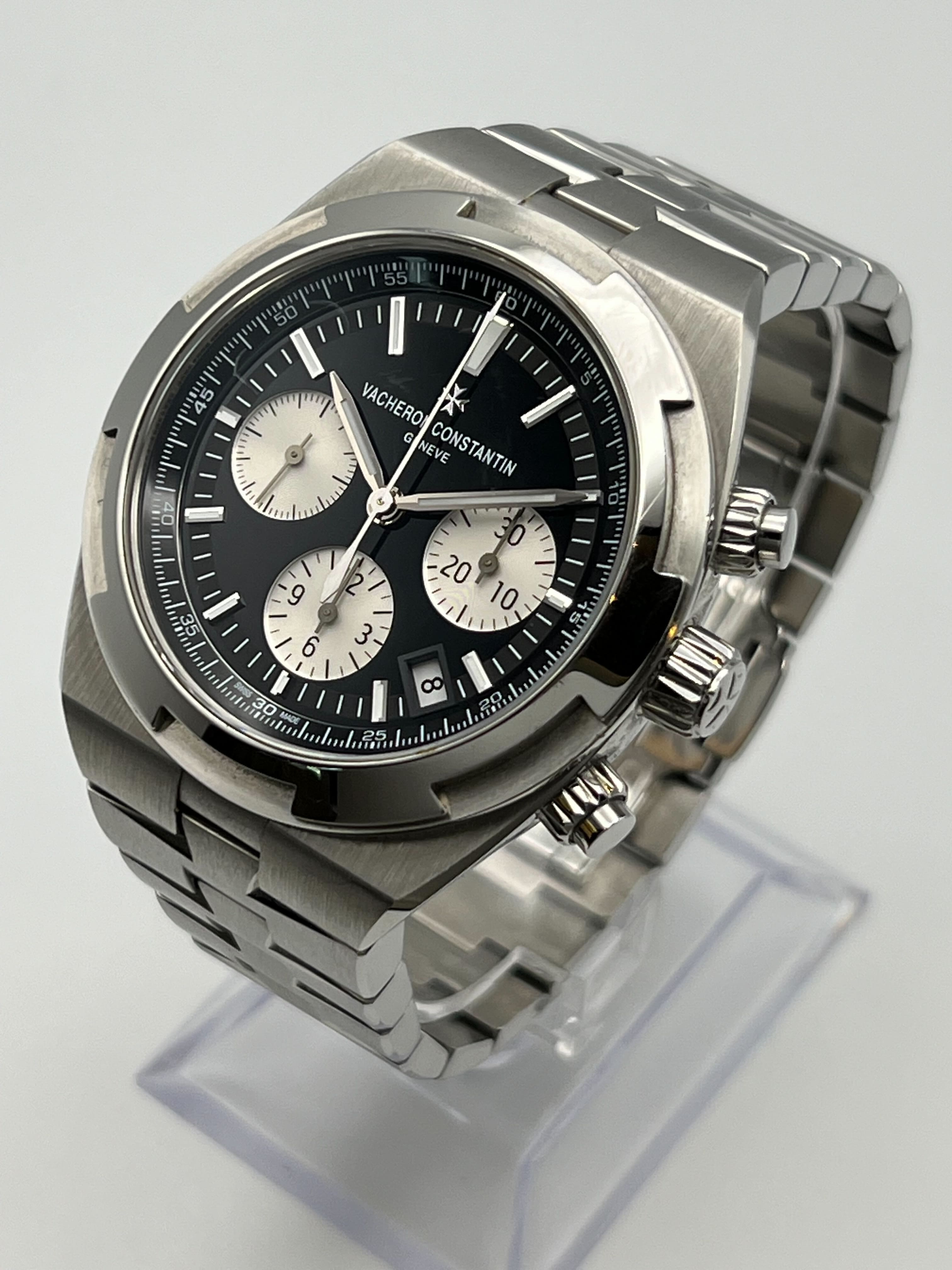 Overseas Chronograph Steel Black dial 42mm Product Image 4