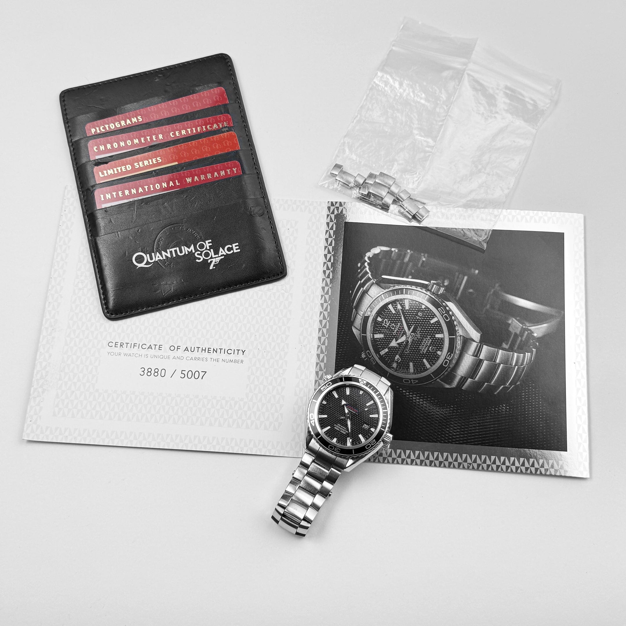 Seamaster Planet Ocean 600m "Quantum of Solace" Steel Black Dial 45mm Product Image 10