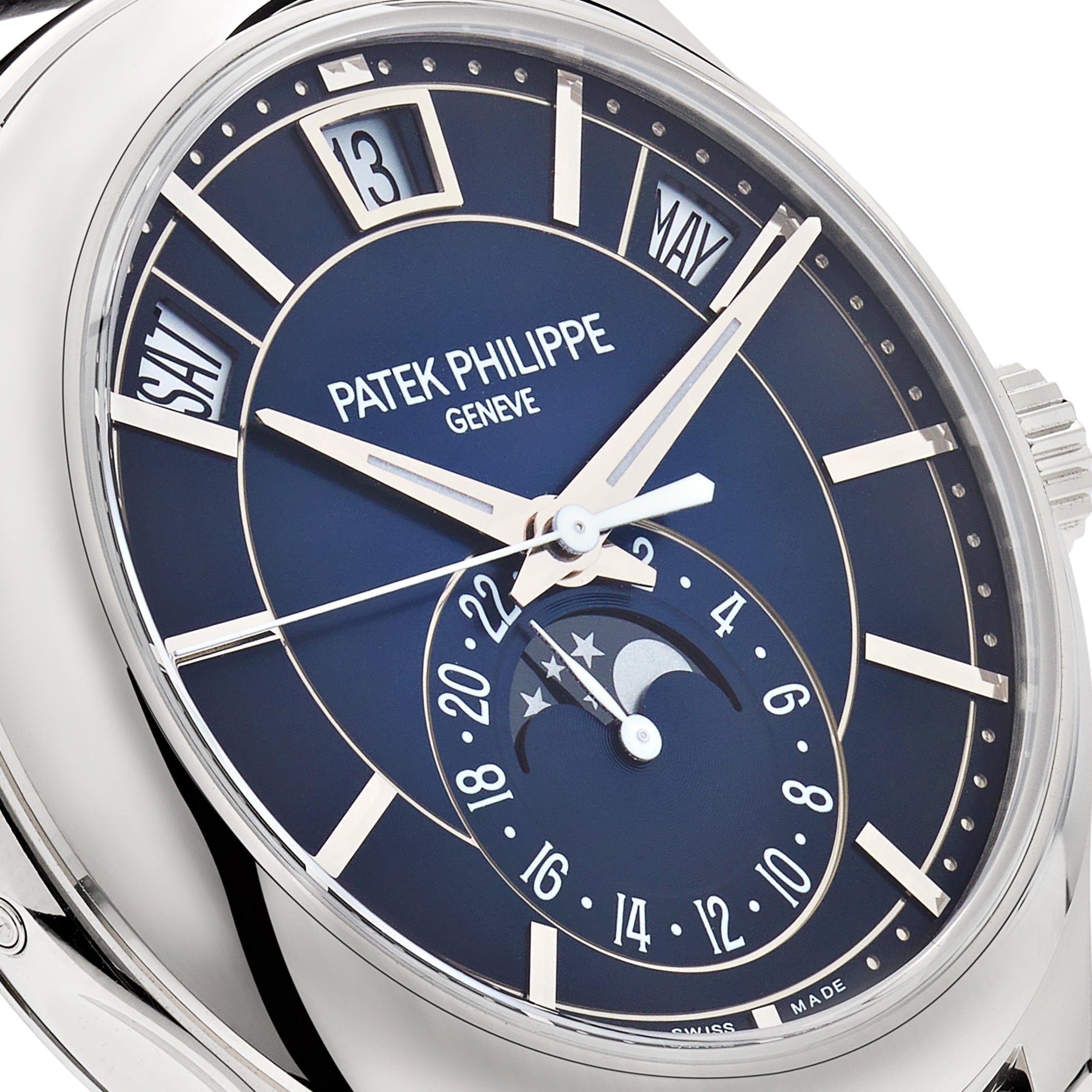 Annual Calendar White Gold Blue Dial 40mm Product Image 3