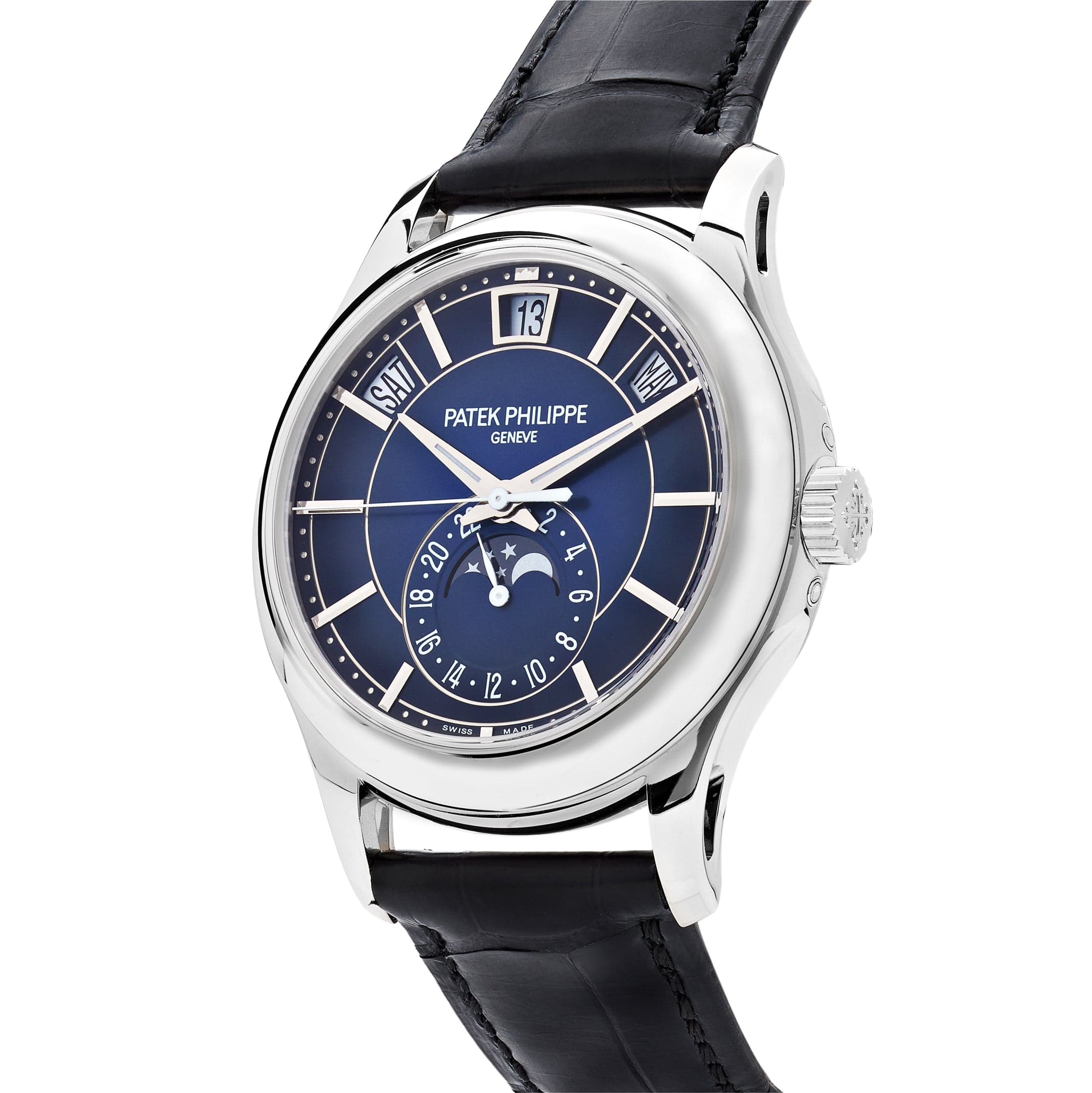 Annual Calendar White Gold Blue Dial 40mm Product Image 1