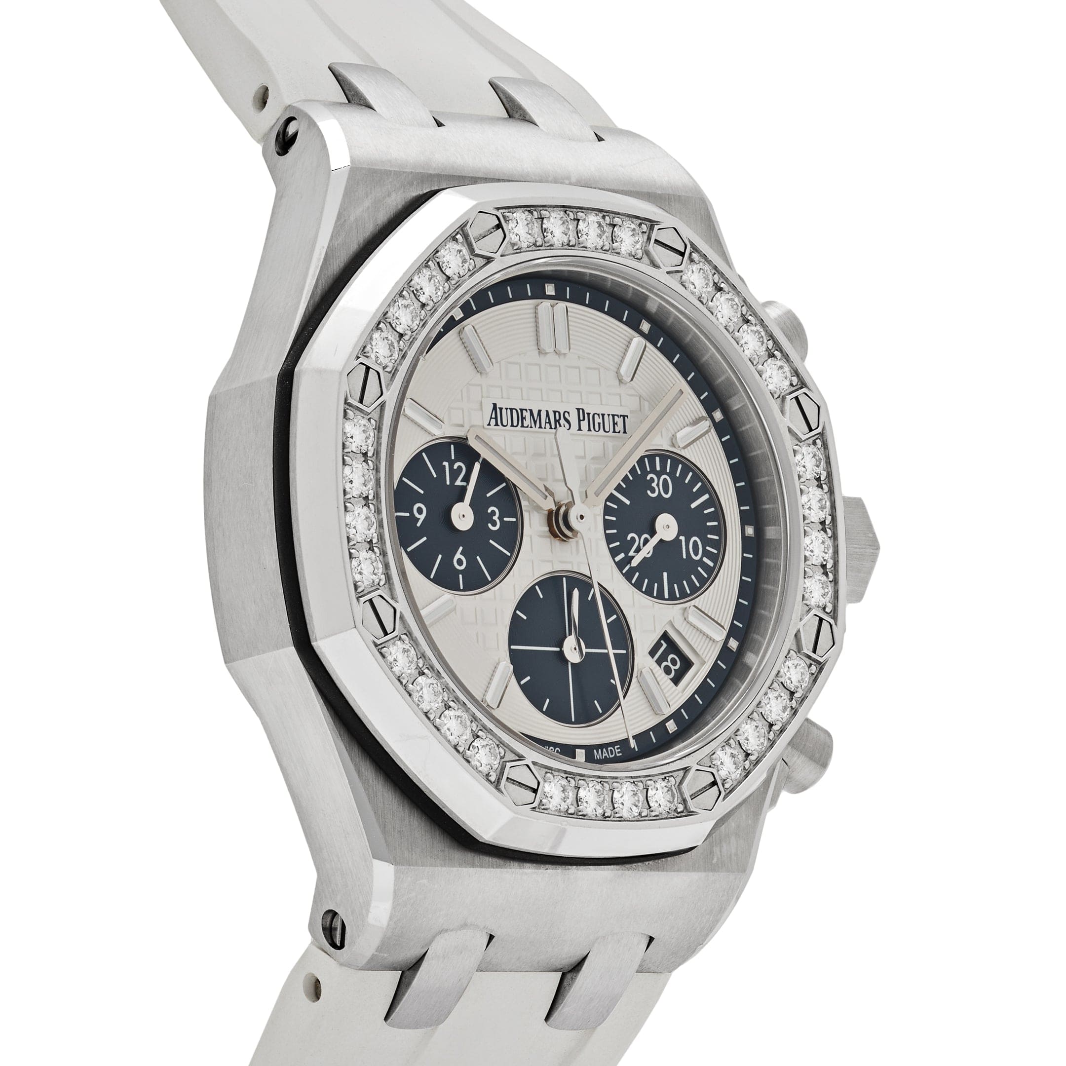 Royal Oak Offshore Lady Chronograph Steel Diamond Silver Dial 37mm Product Image 2