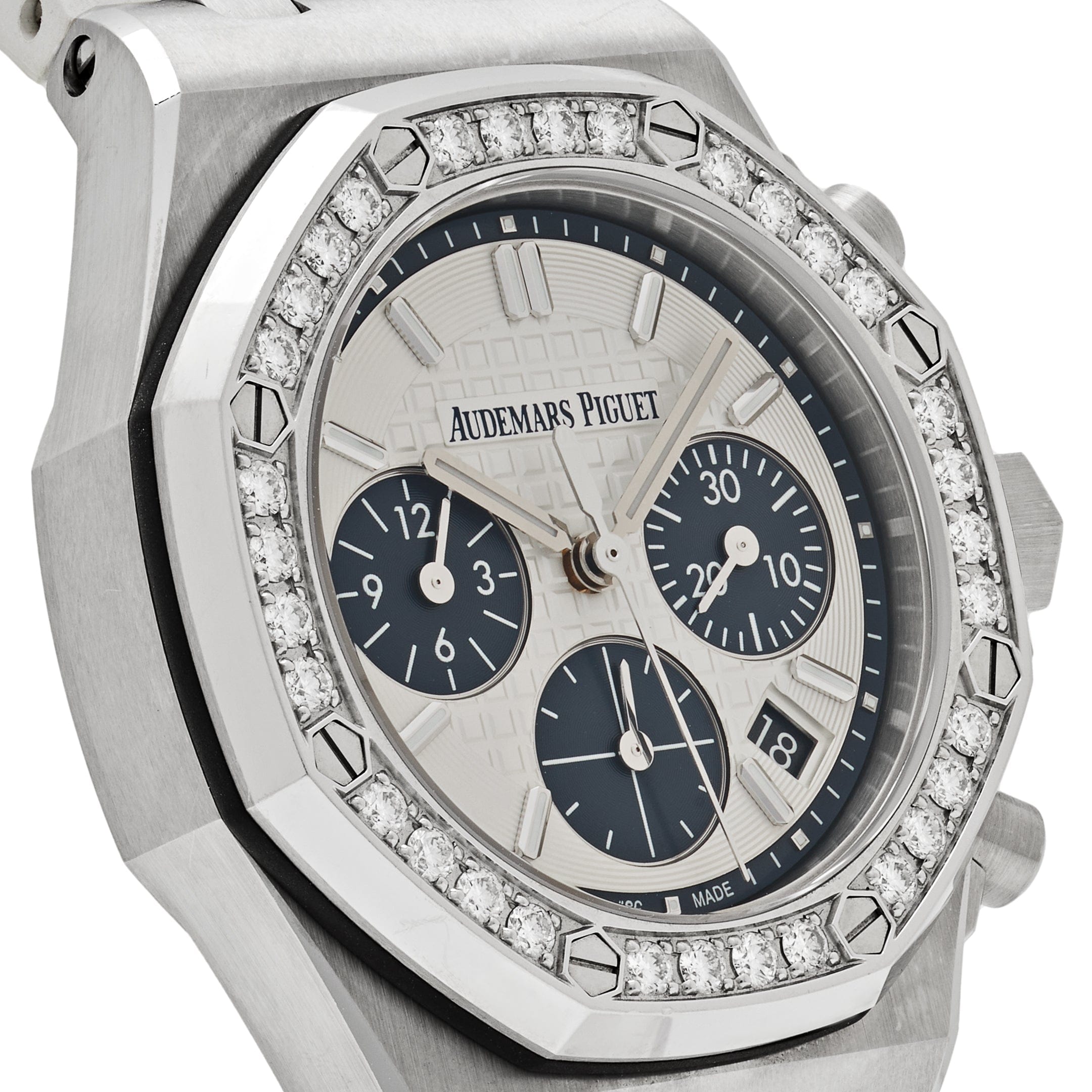 Royal Oak Offshore Lady Chronograph Steel Diamond Silver Dial 37mm Product Image 3