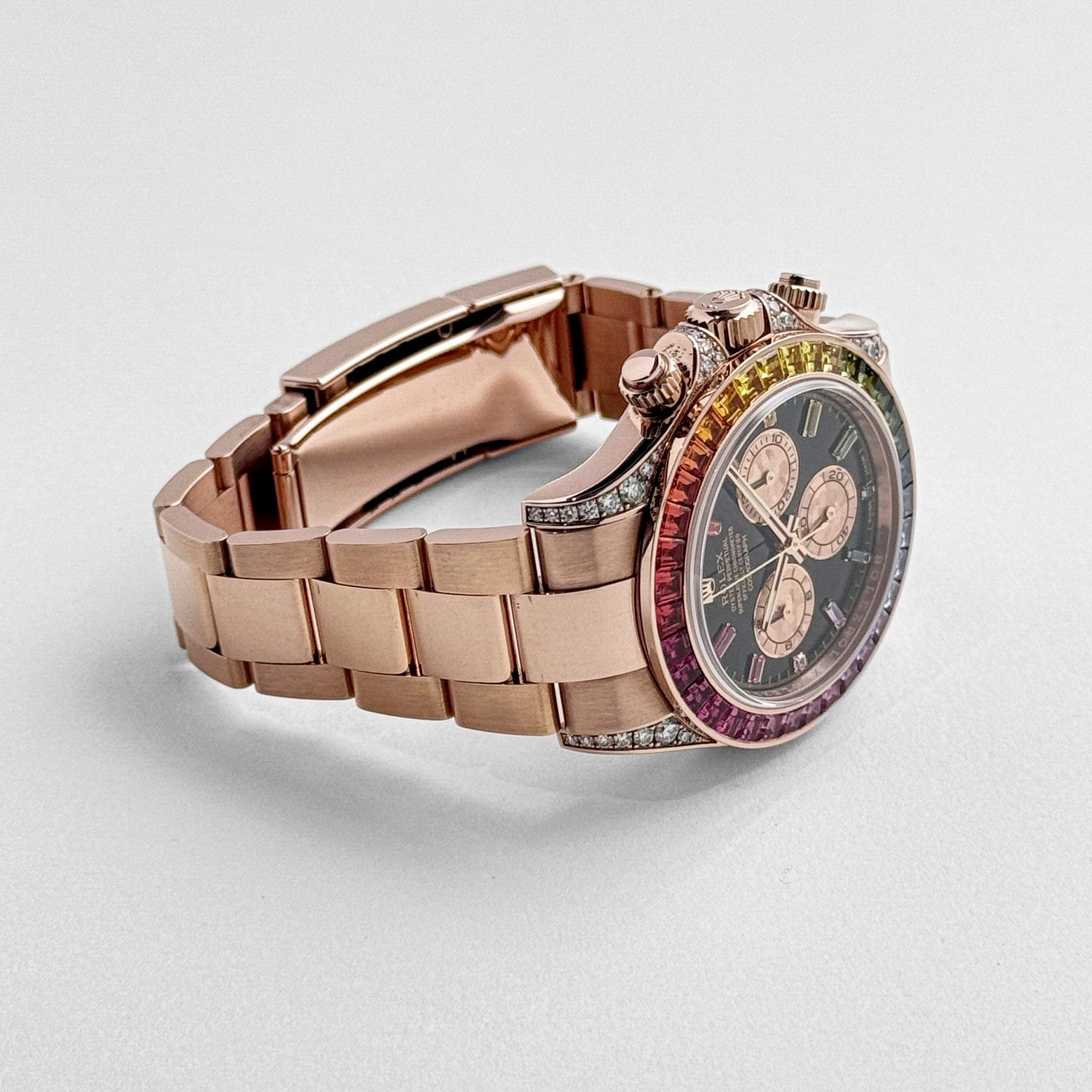 Daytona Rose Gold Rainbow Black Dial 40mm Product Image 3