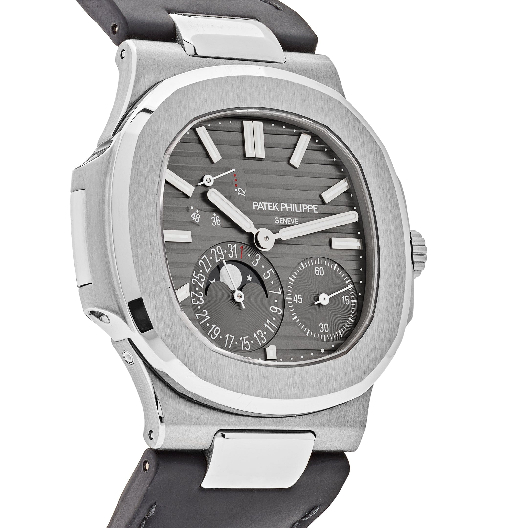 Nautilus Moonphase White Gold Grey Dial 40mm Product Image 2