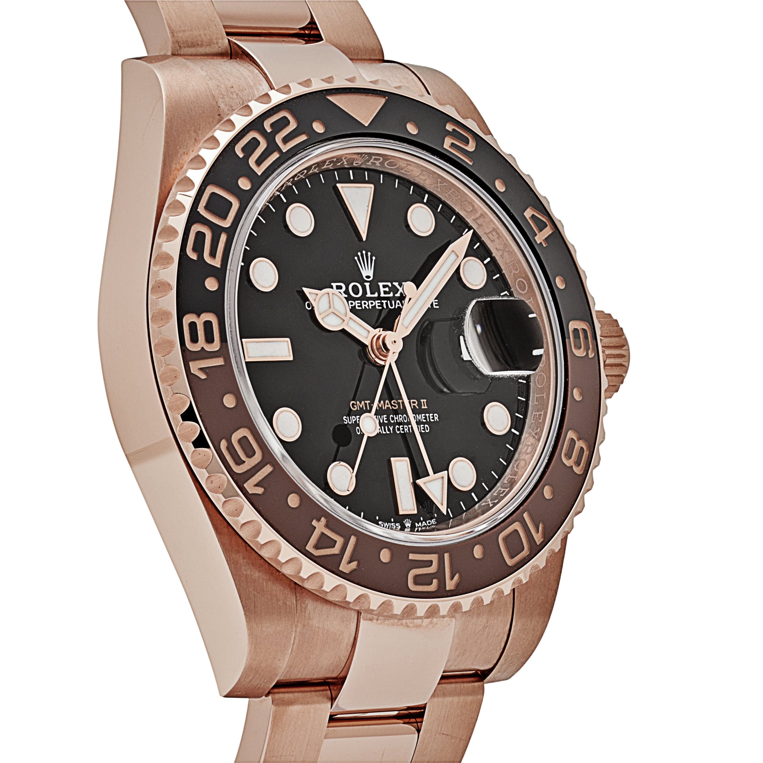 GMT-Master II "Rootbeer" Rose Gold Black Dial 40mm Product Image 2