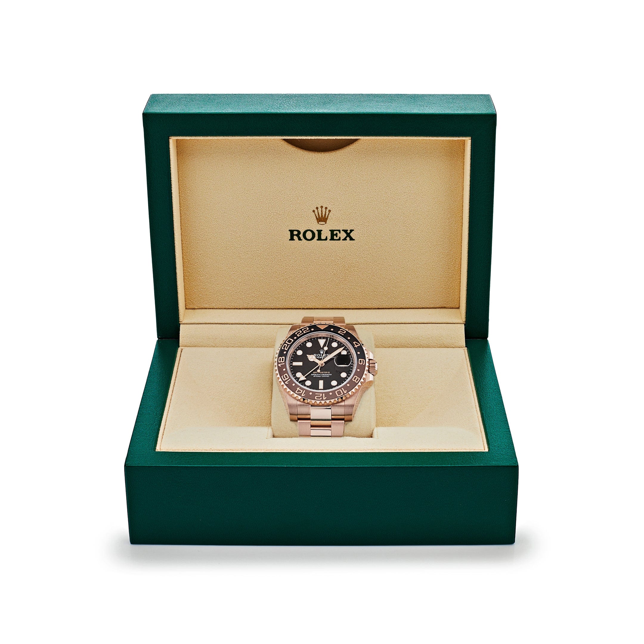 GMT-Master II "Rootbeer" Rose Gold Black Dial 40mm Product Image 4