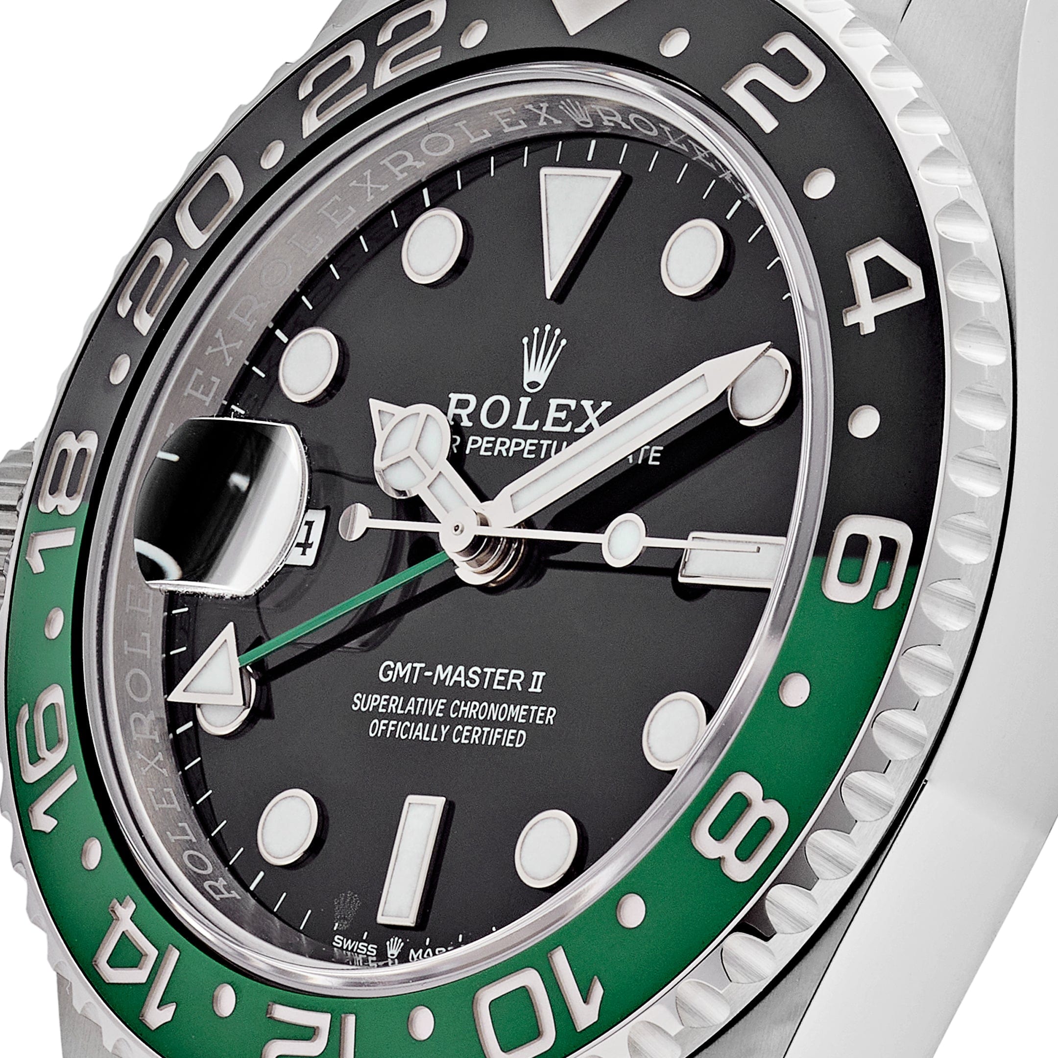 GMT-Master II Steel Jubilee Black Dial "Sprite" 40mm Product Image 4