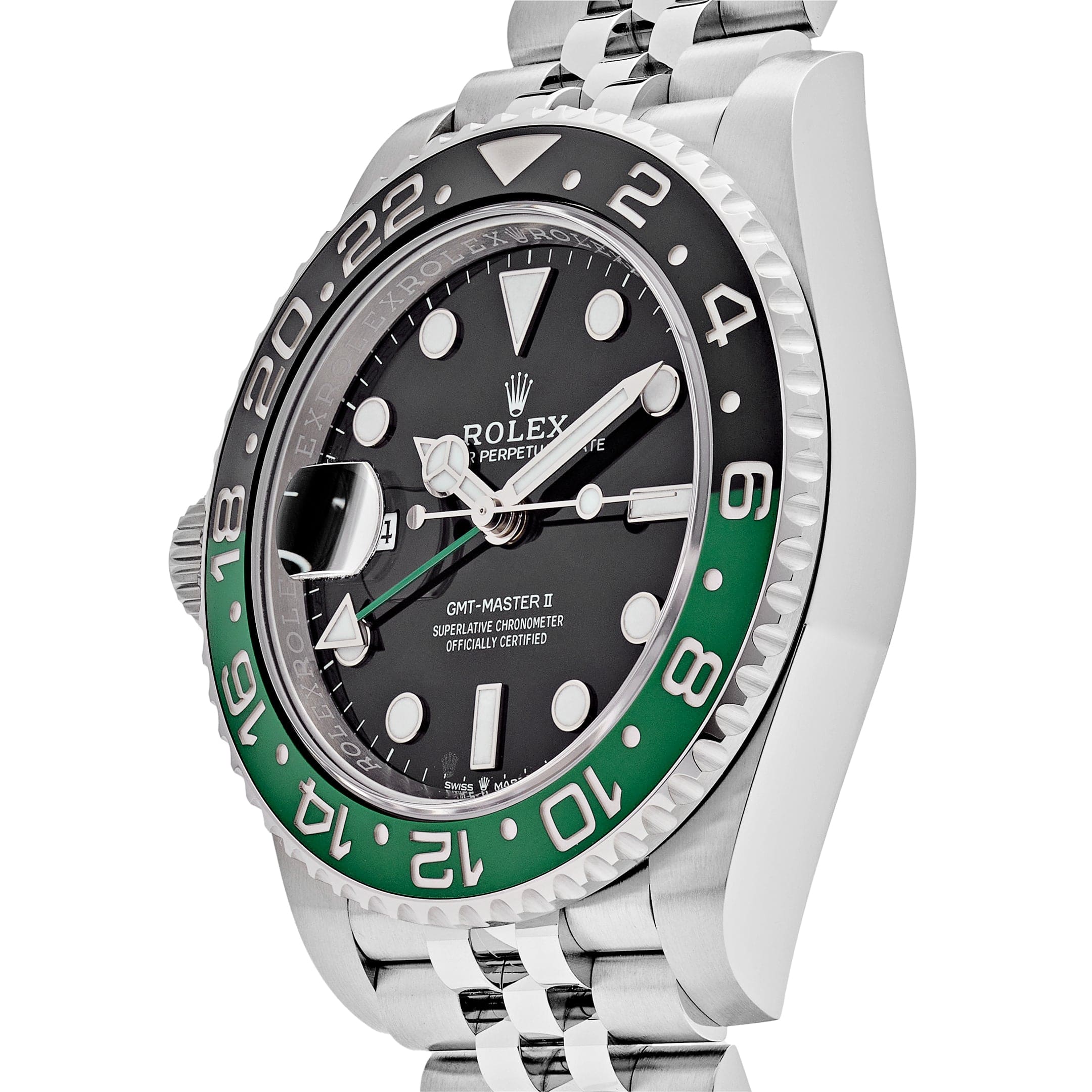GMT-Master II Steel Jubilee Black Dial "Sprite" 40mm Product Image 3
