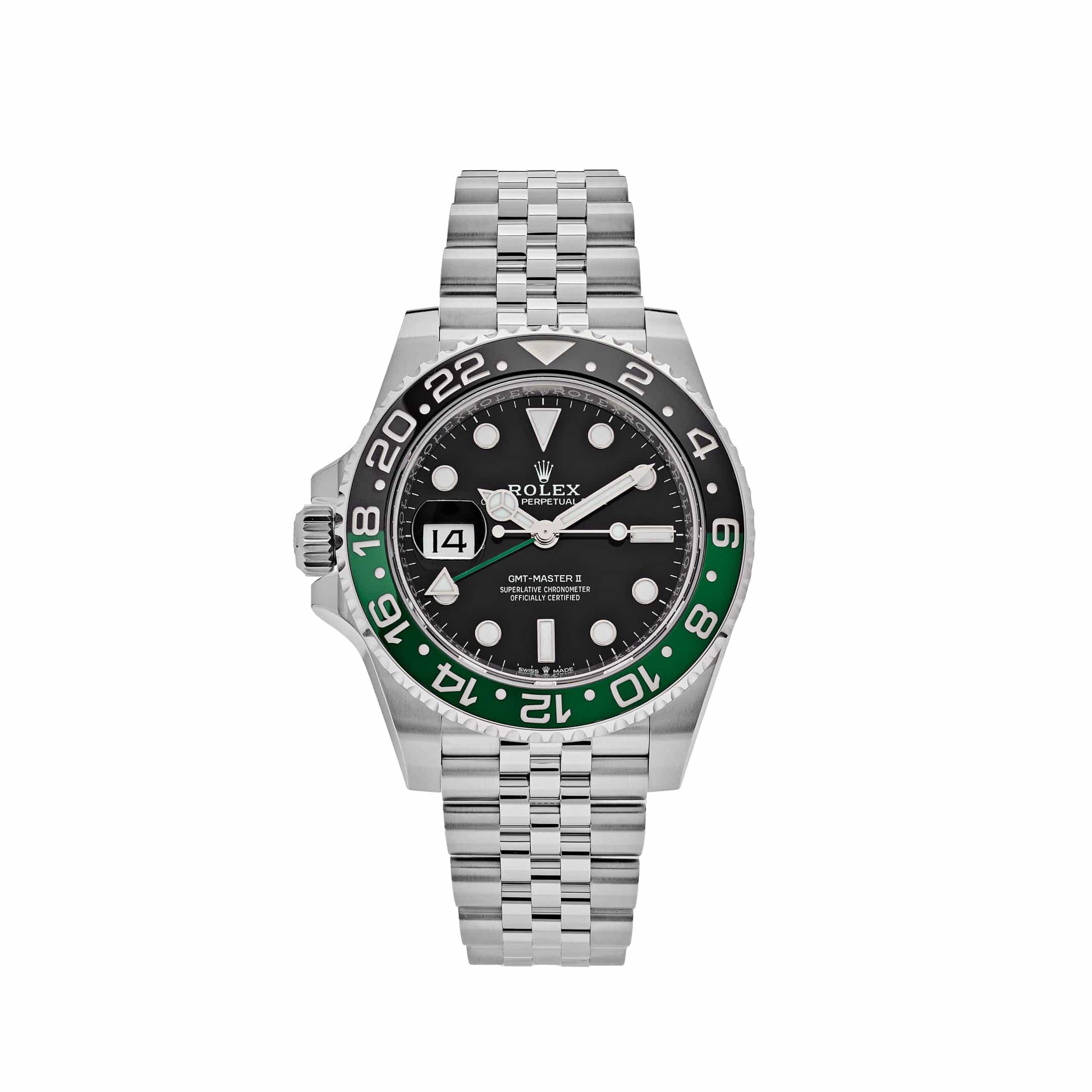 GMT-Master II Steel Jubilee Black Dial "Sprite" 40mm Product Image 1