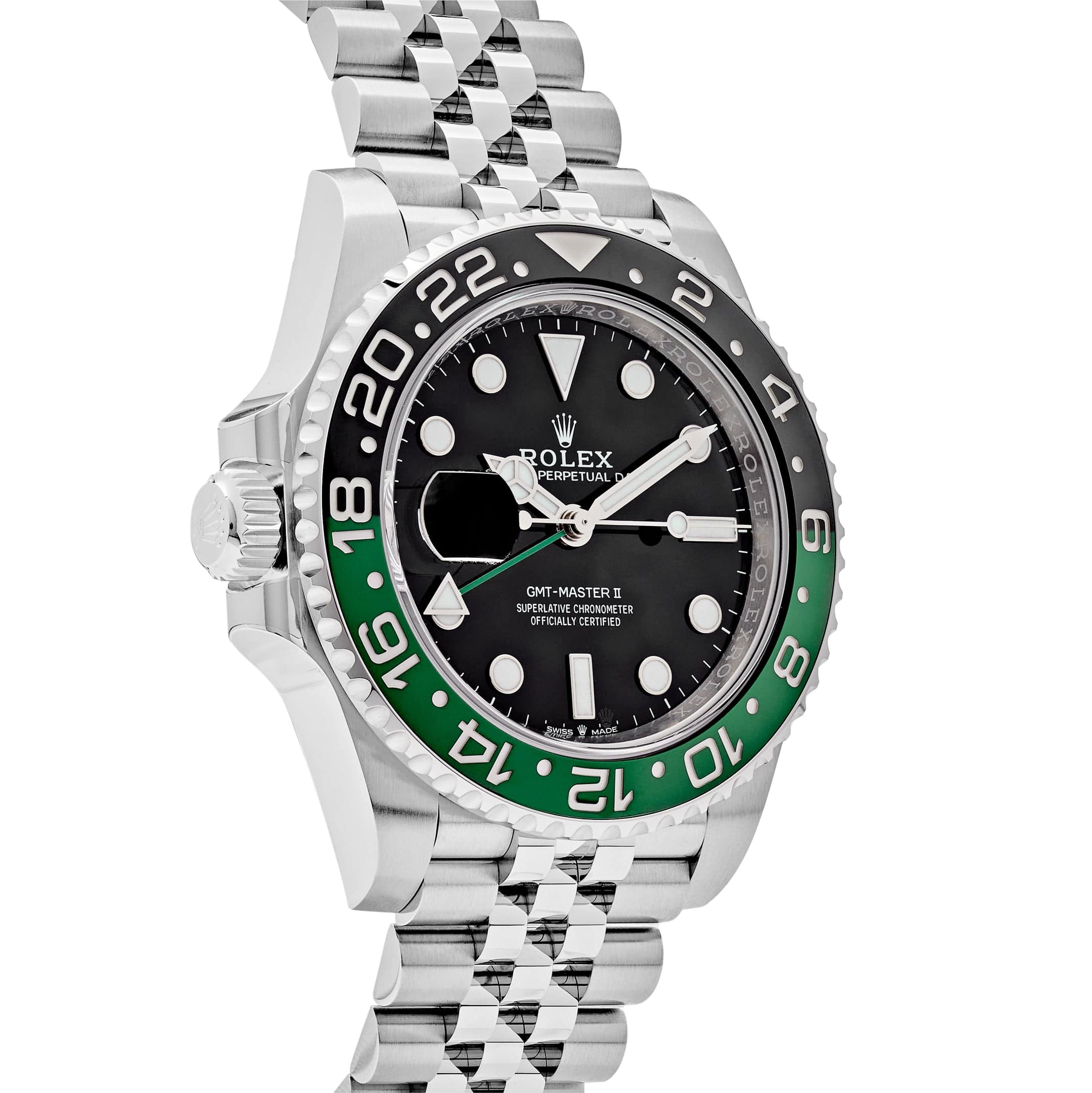 GMT-Master II Steel Jubilee Black Dial "Sprite" 40mm Product Image 2