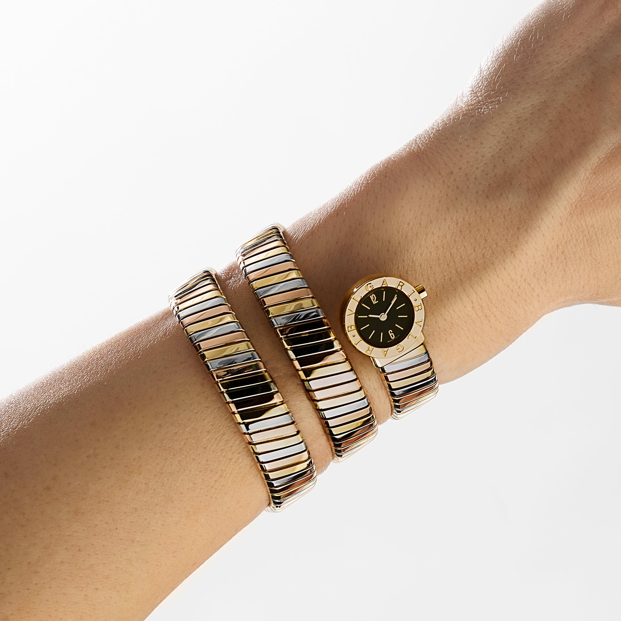 Serpenti Tubogas Tri-Color Black Dial 19mm Product Image 6