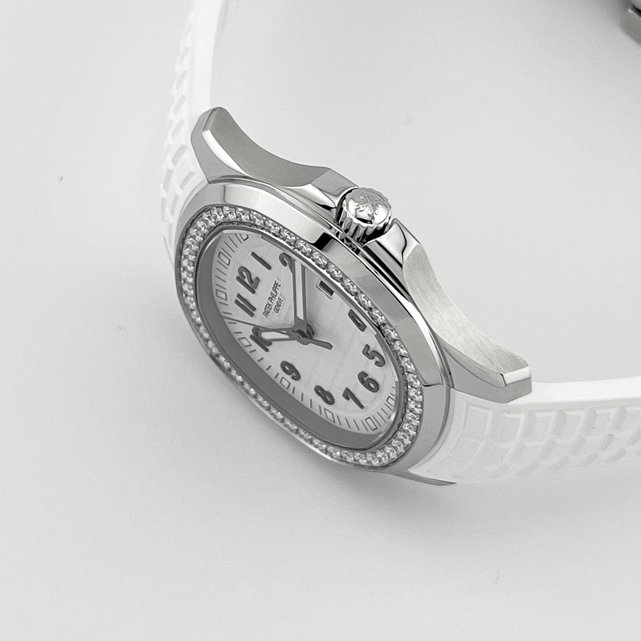 Aquanaut Luce Quartz Steel Diamond White Dial 38mm Product Image 1