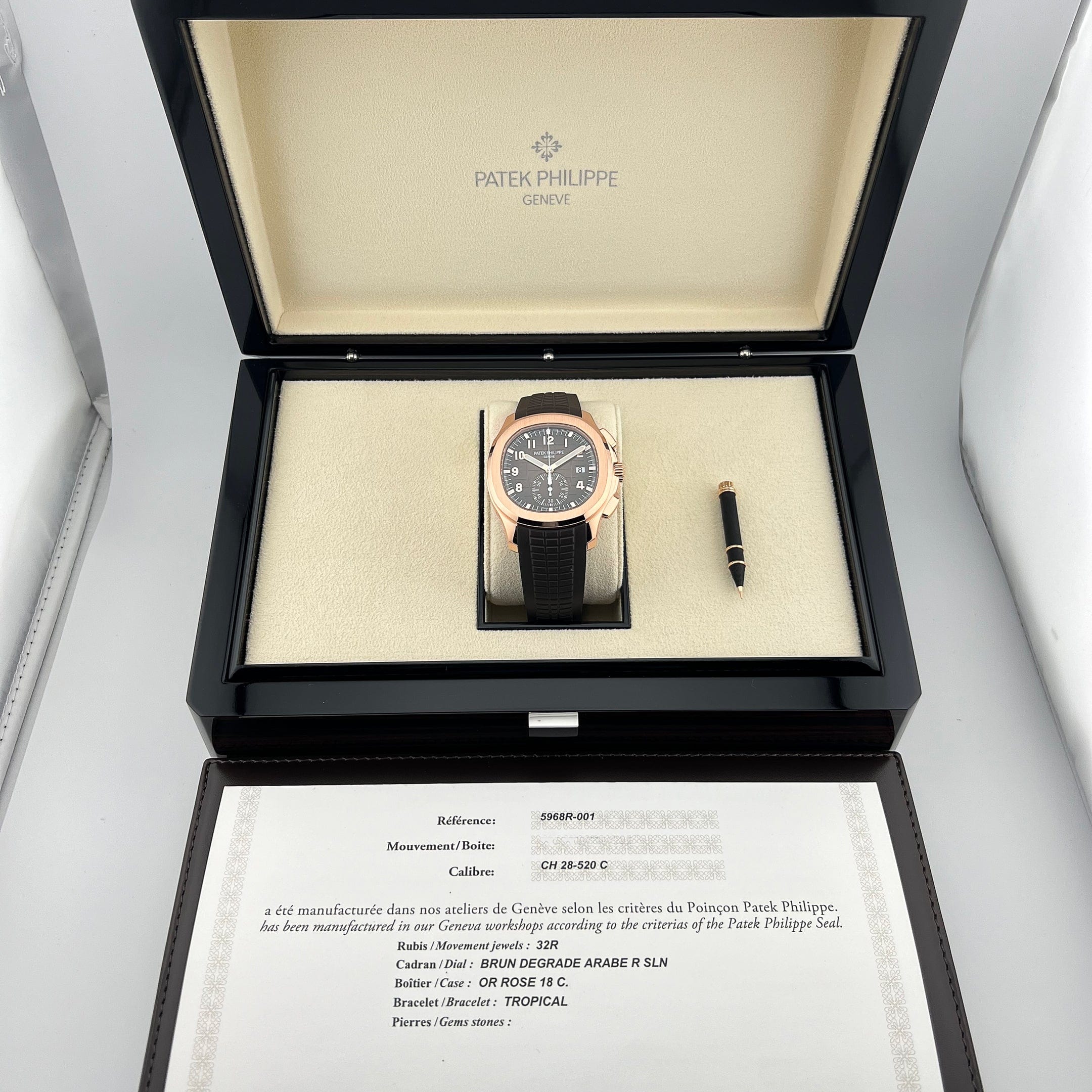 Aquanaut Chronograph Rose Gold Brown Dial 42mm Product Image 9