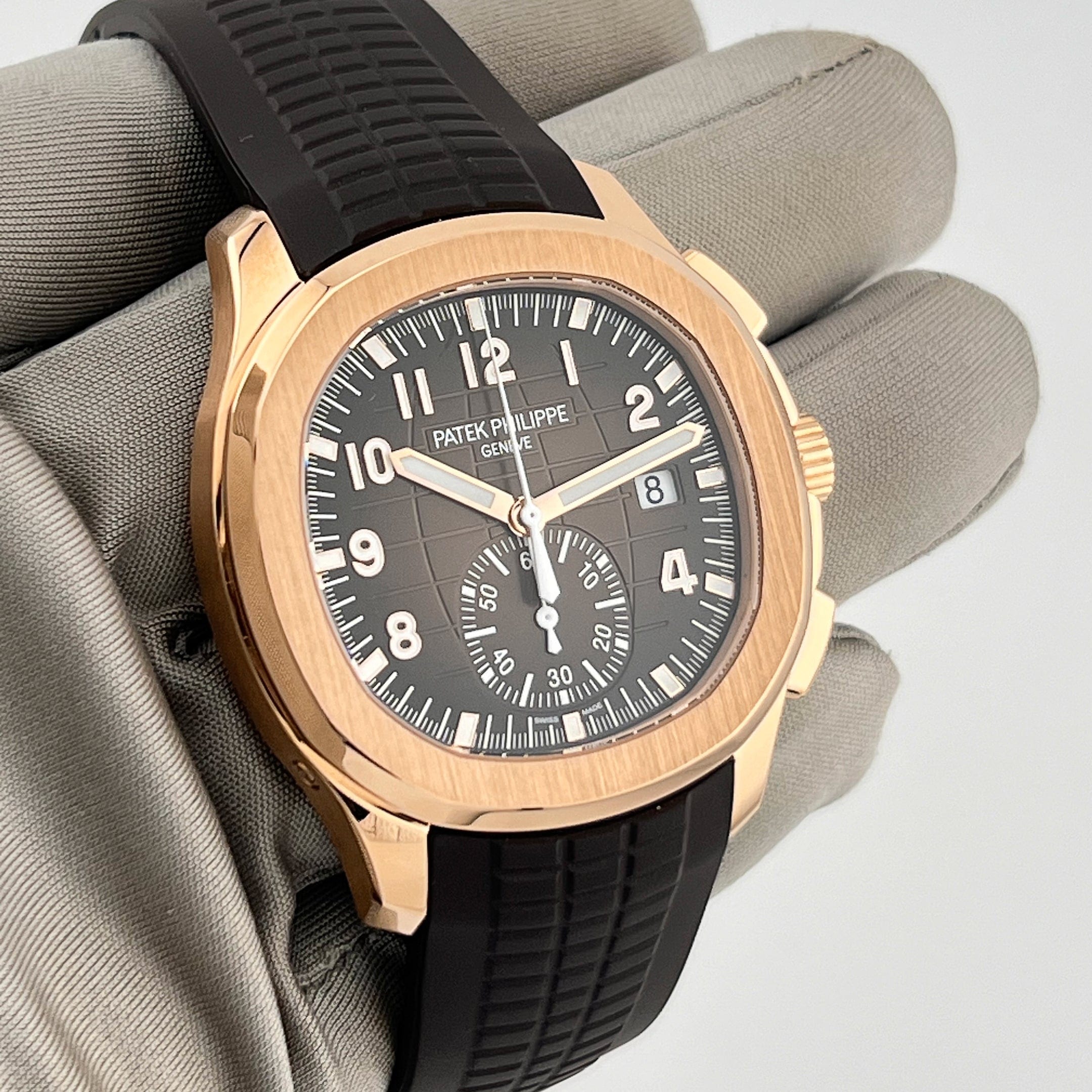 Aquanaut Chronograph Rose Gold Brown Dial 42mm Product Image 1