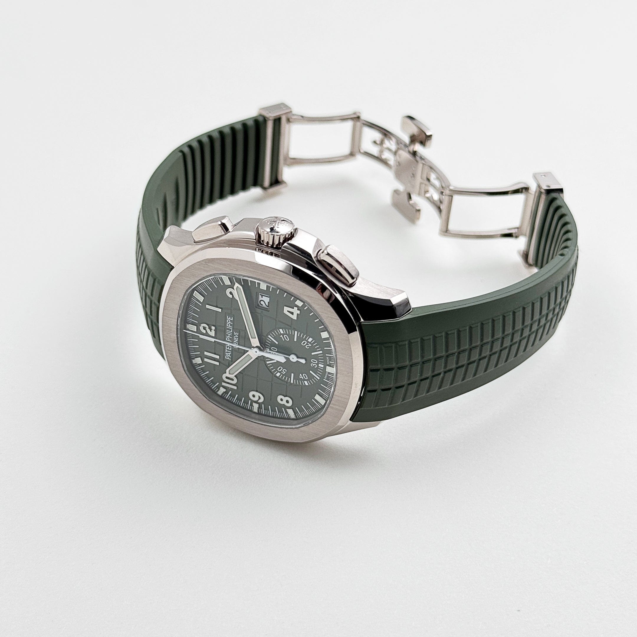 Aquanaut Chronograph White Gold Green Dial 42mm Product Image 2