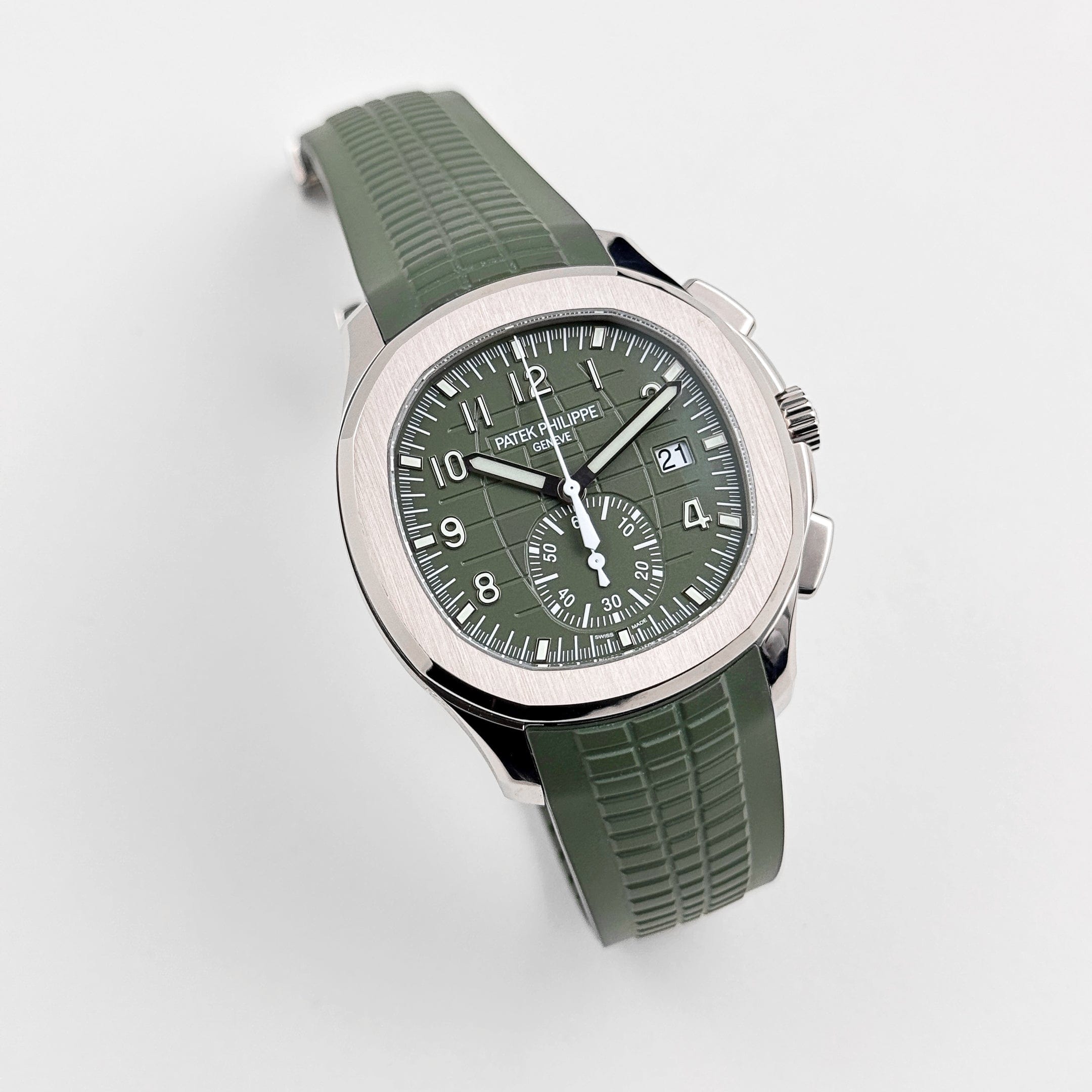 Aquanaut Chronograph White Gold Green Dial 42mm Product Image 1