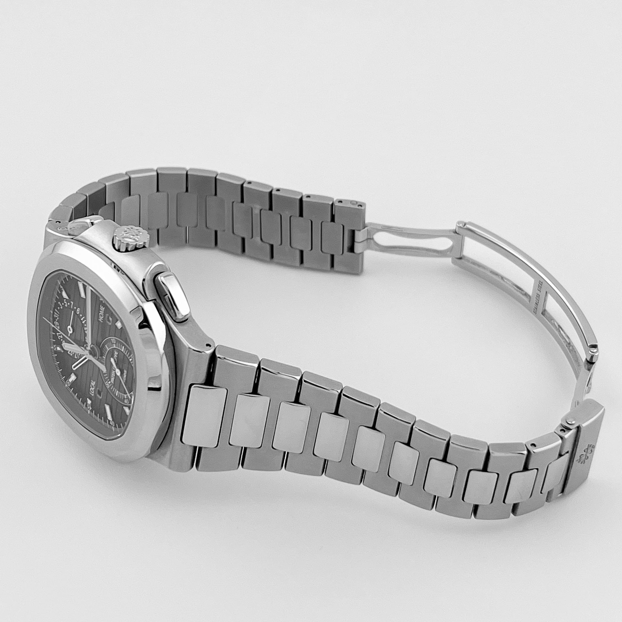 Nautilus Travel Time Steel Black Dial 40mm Product Image 6