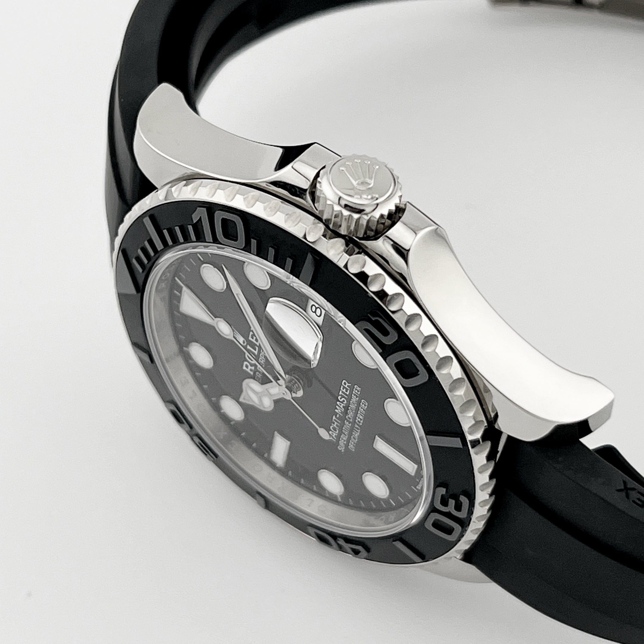 Yacht-Master White Gold Oysterflex Black Dial 42mm Product Image 3