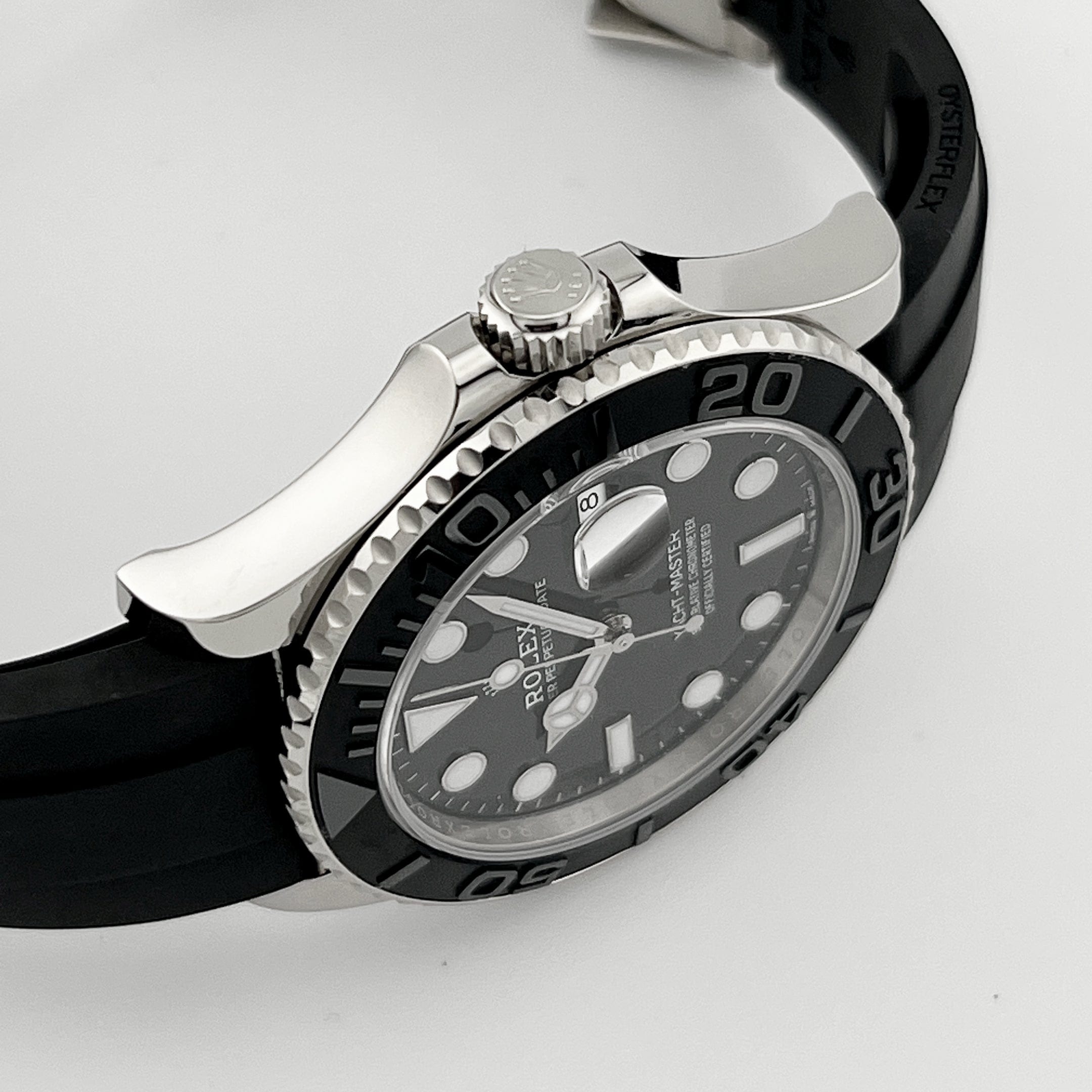Yacht-Master White Gold Oysterflex Black Dial 42mm Product Image 2