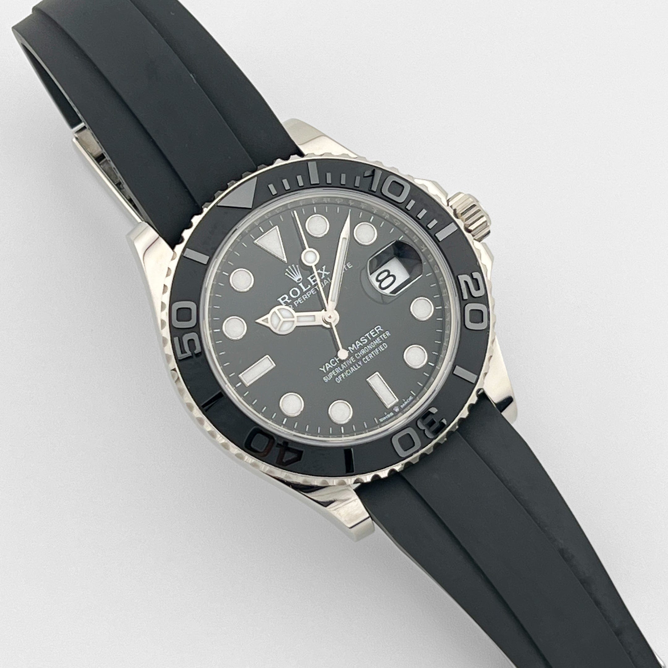 Yacht-Master White Gold Oysterflex Black Dial 42mm Product Image 1