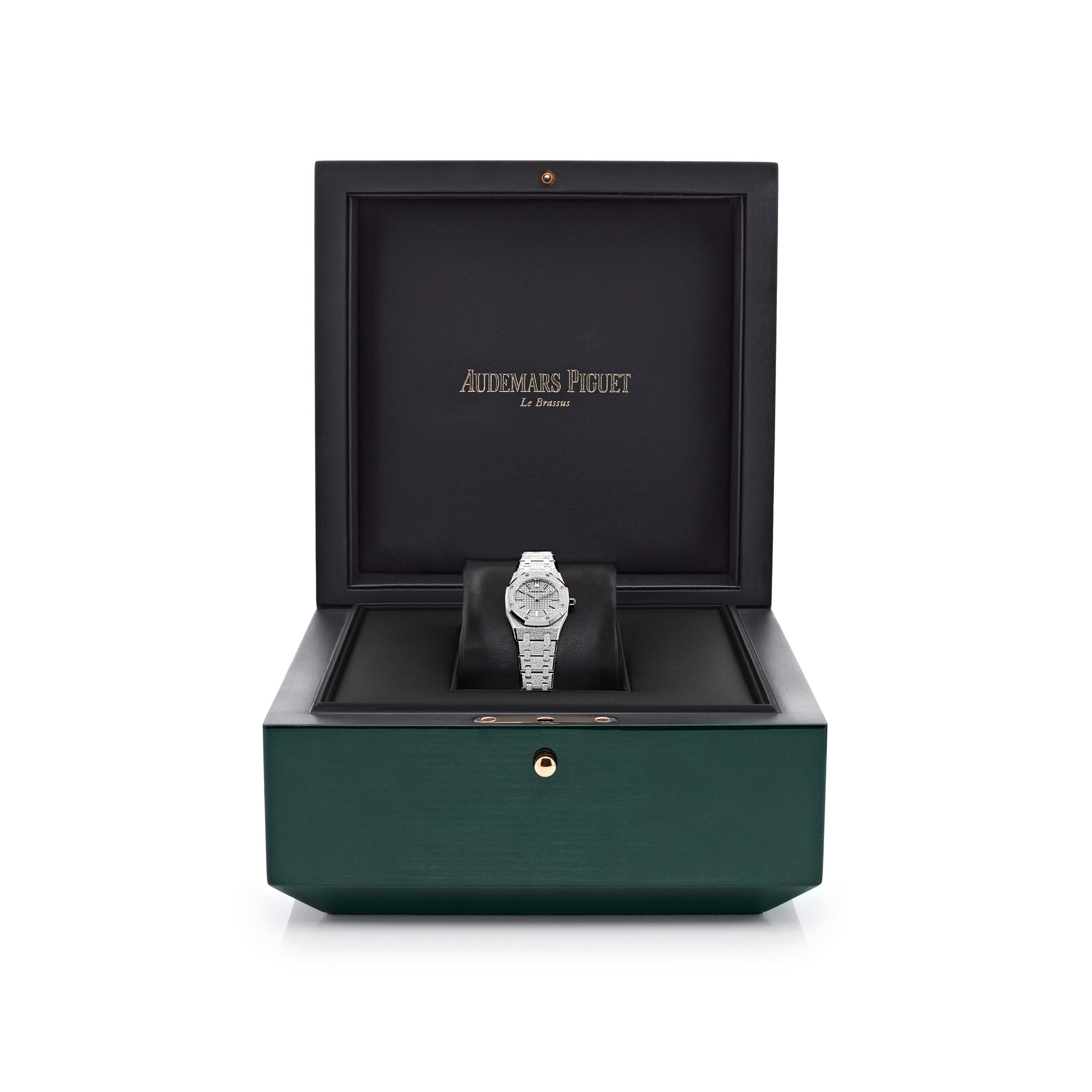Royal Oak Mini Frosted White Gold Silver Dial 23mm Product Image 5