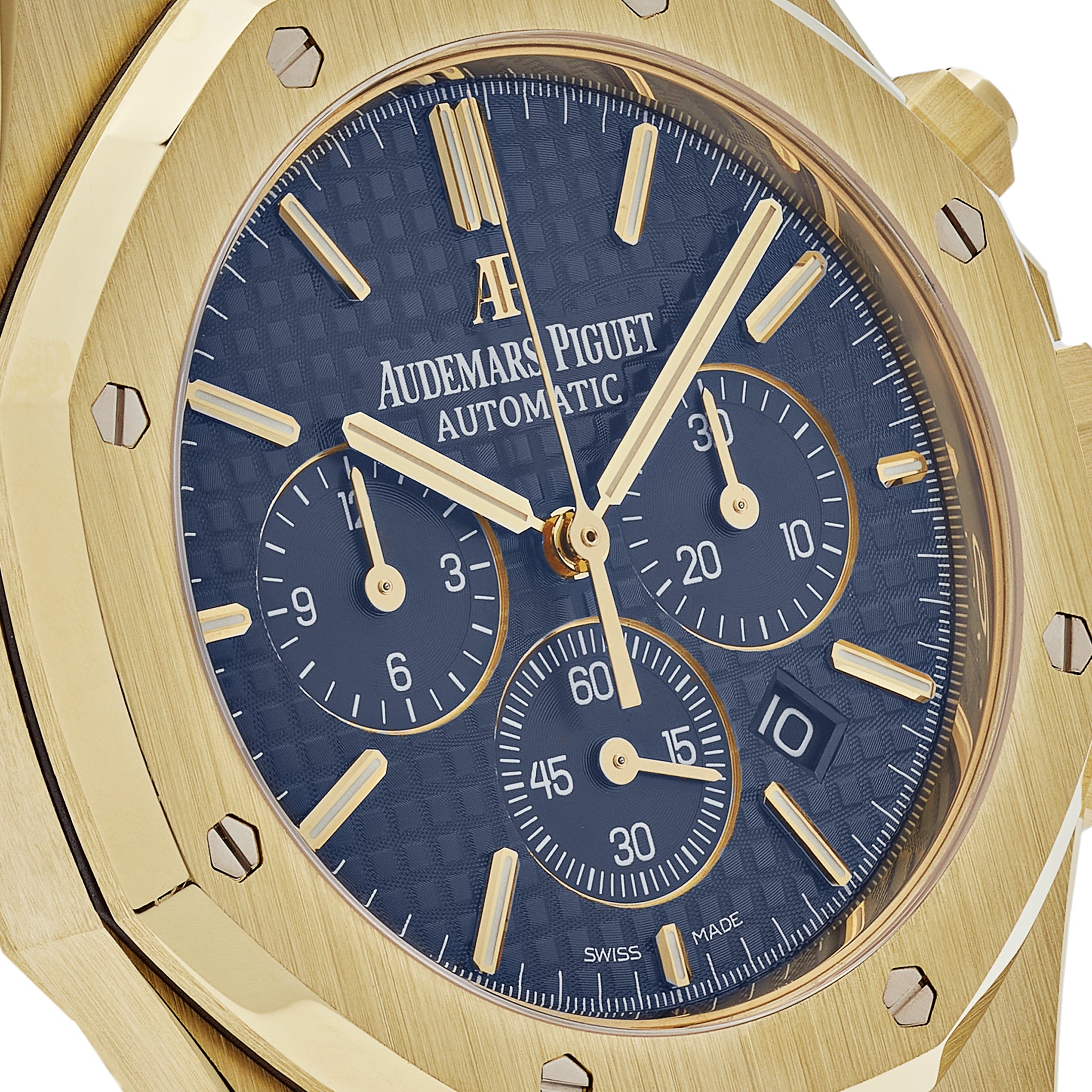 Royal Oak Chronograph Yellow Gold Blue Dial 41mm Product Image 3