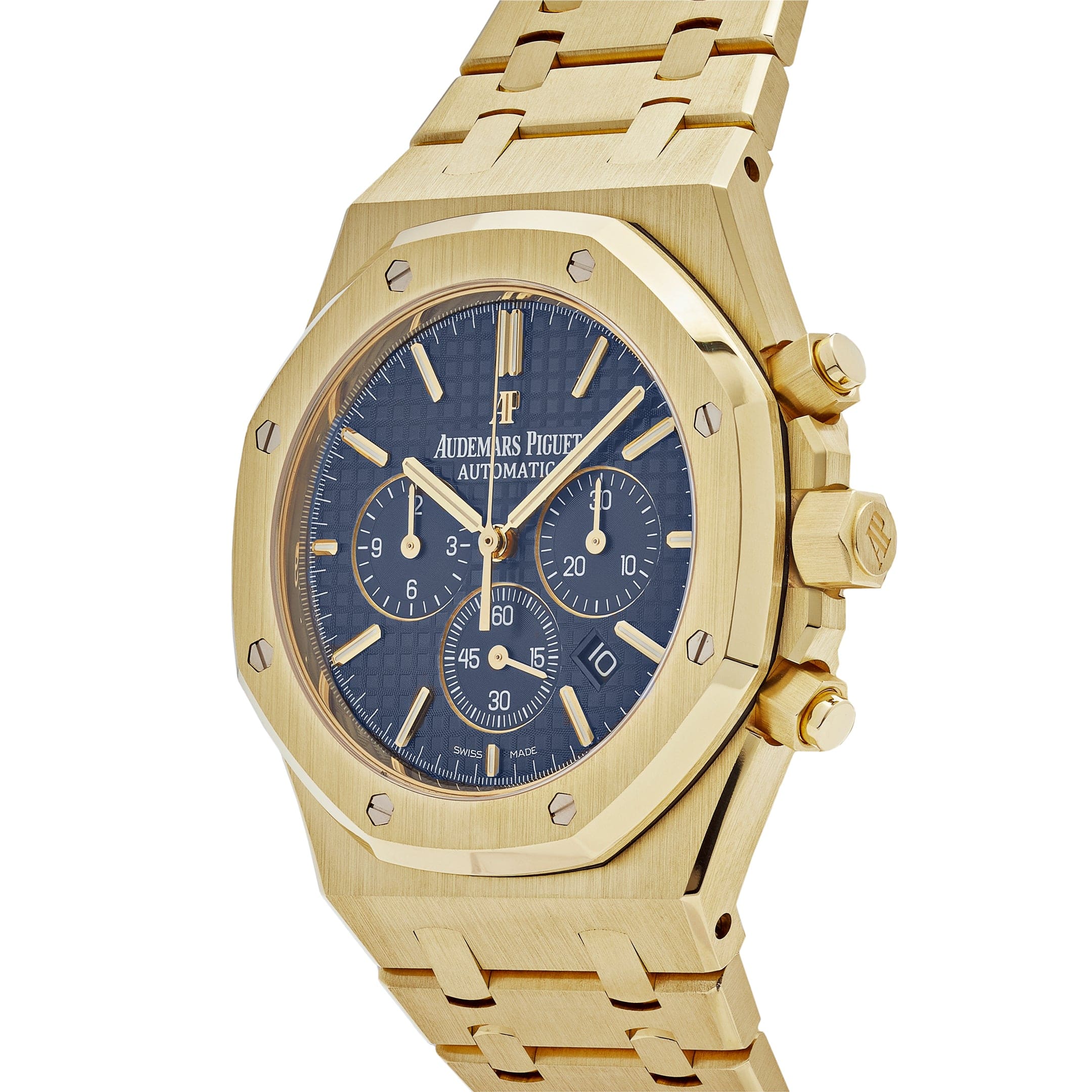 Royal Oak Chronograph Yellow Gold Blue Dial 41mm Product Image 1