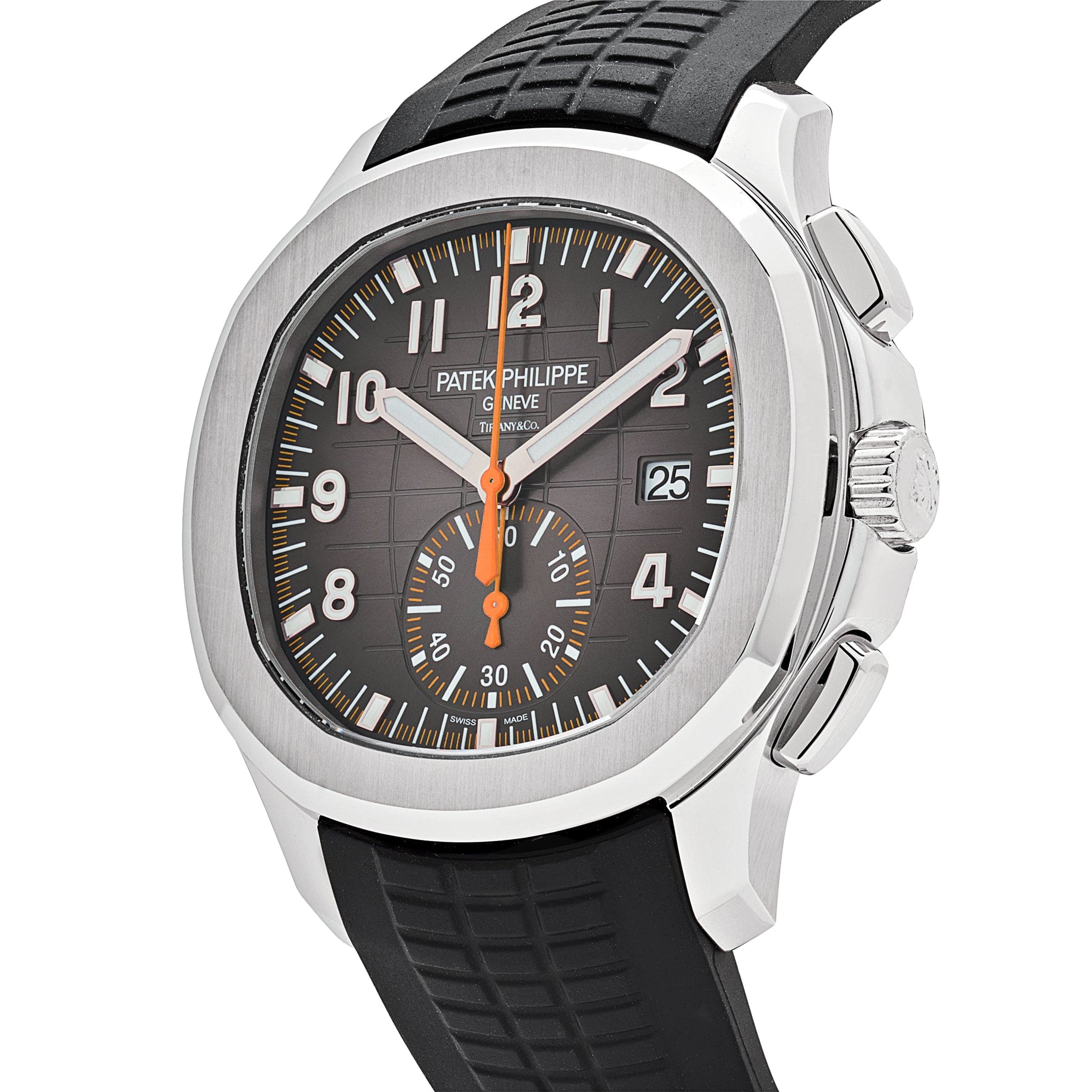 Aquanaut Chronograph Steel Black Dial "Tiffany & Co." 42mm Product Image 1