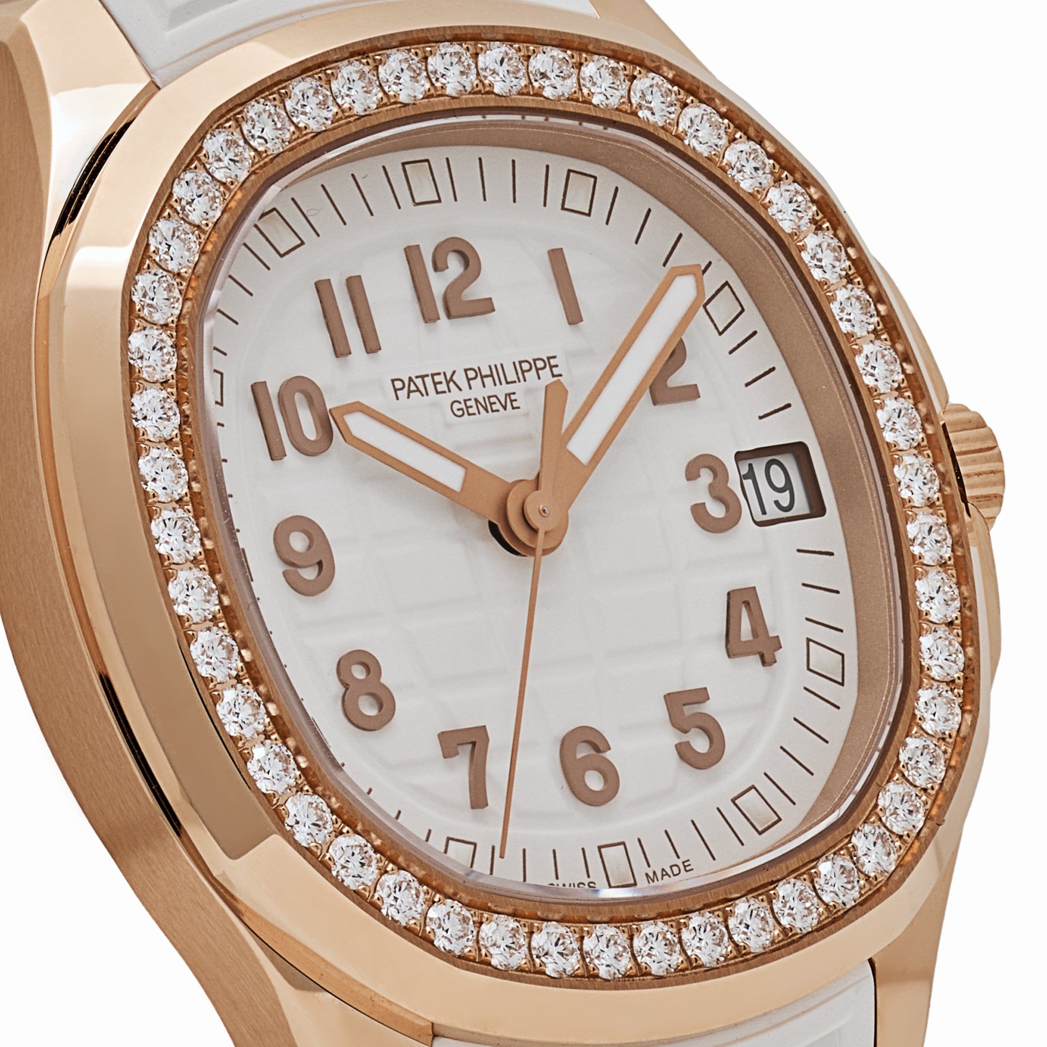 Aquanaut Luce Rose Gold Diamond White Dial 38mm Product Image 3