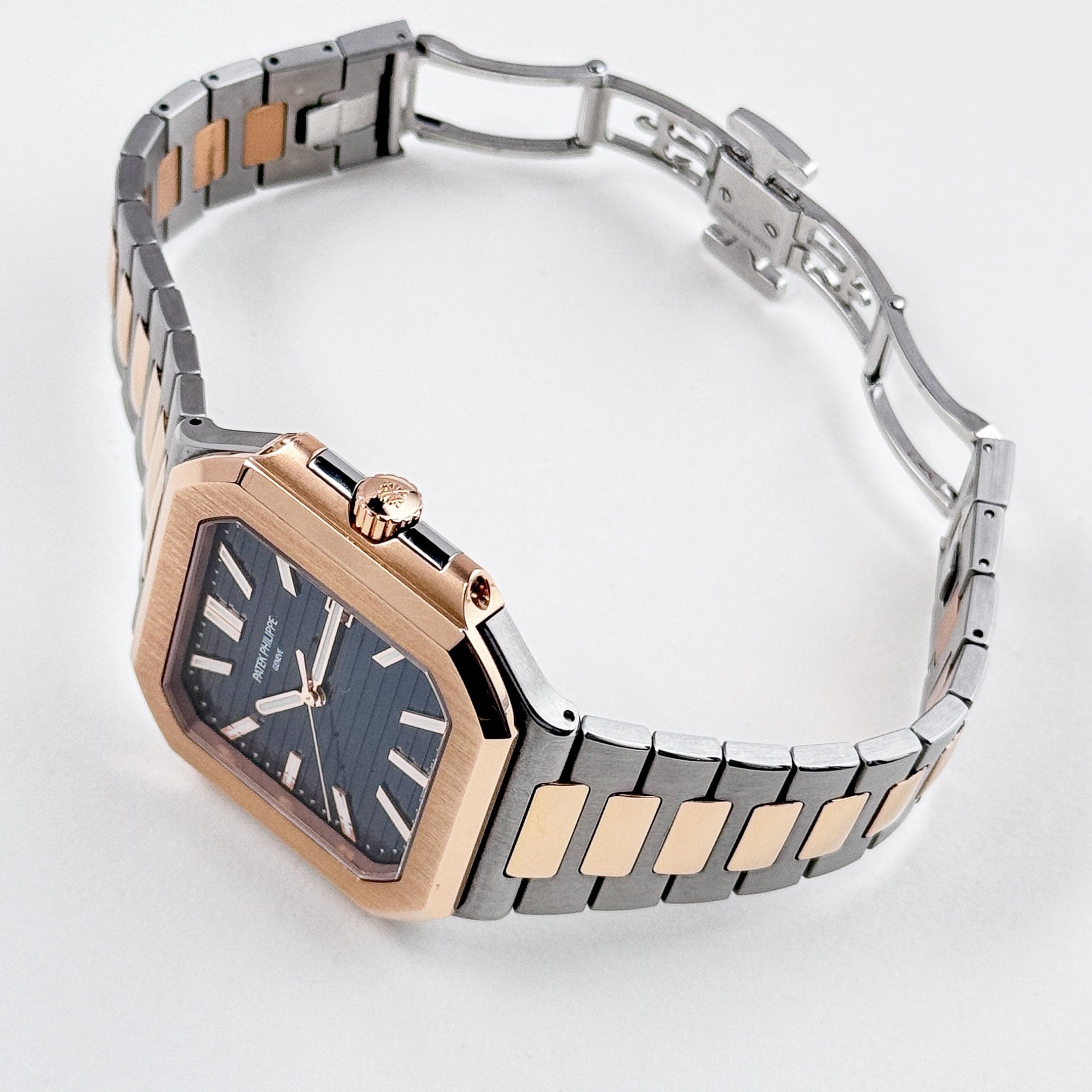 Cubitus Date Rose Gold & Steel Blue Dial 45mm Product Image 2