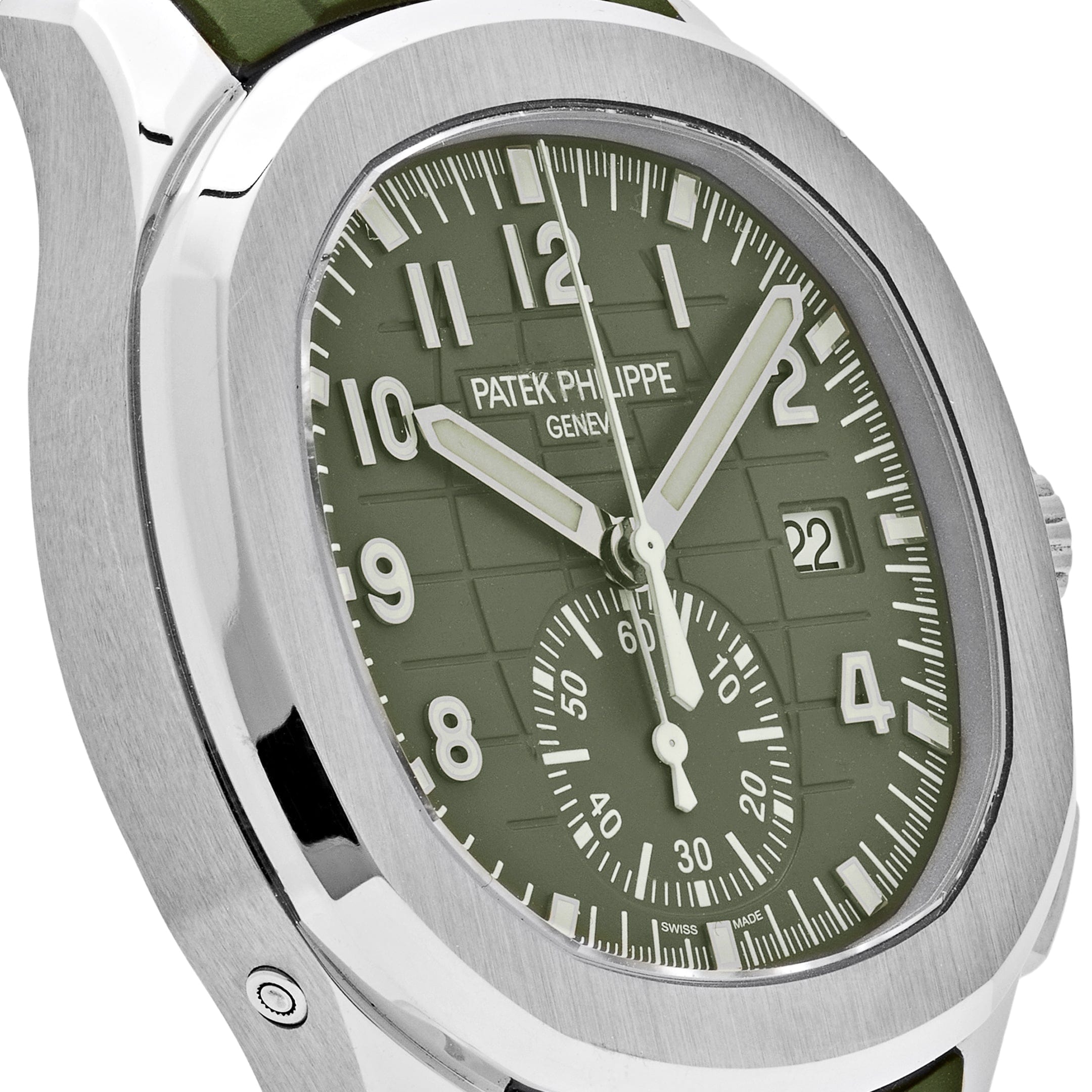 Aquanaut Chronograph White Gold Green Dial 42mm Product Image 3