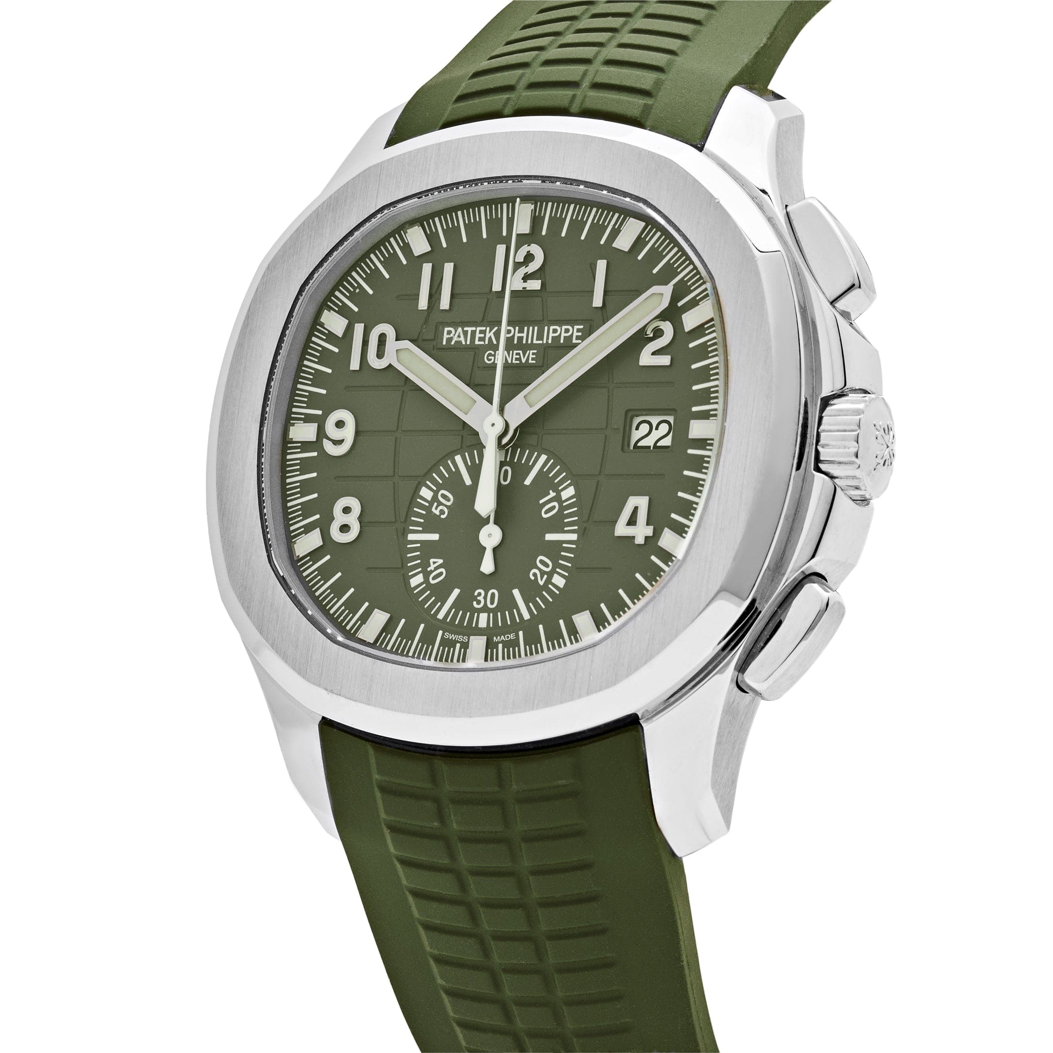 Aquanaut Chronograph White Gold Green Dial 42mm Product Image 1