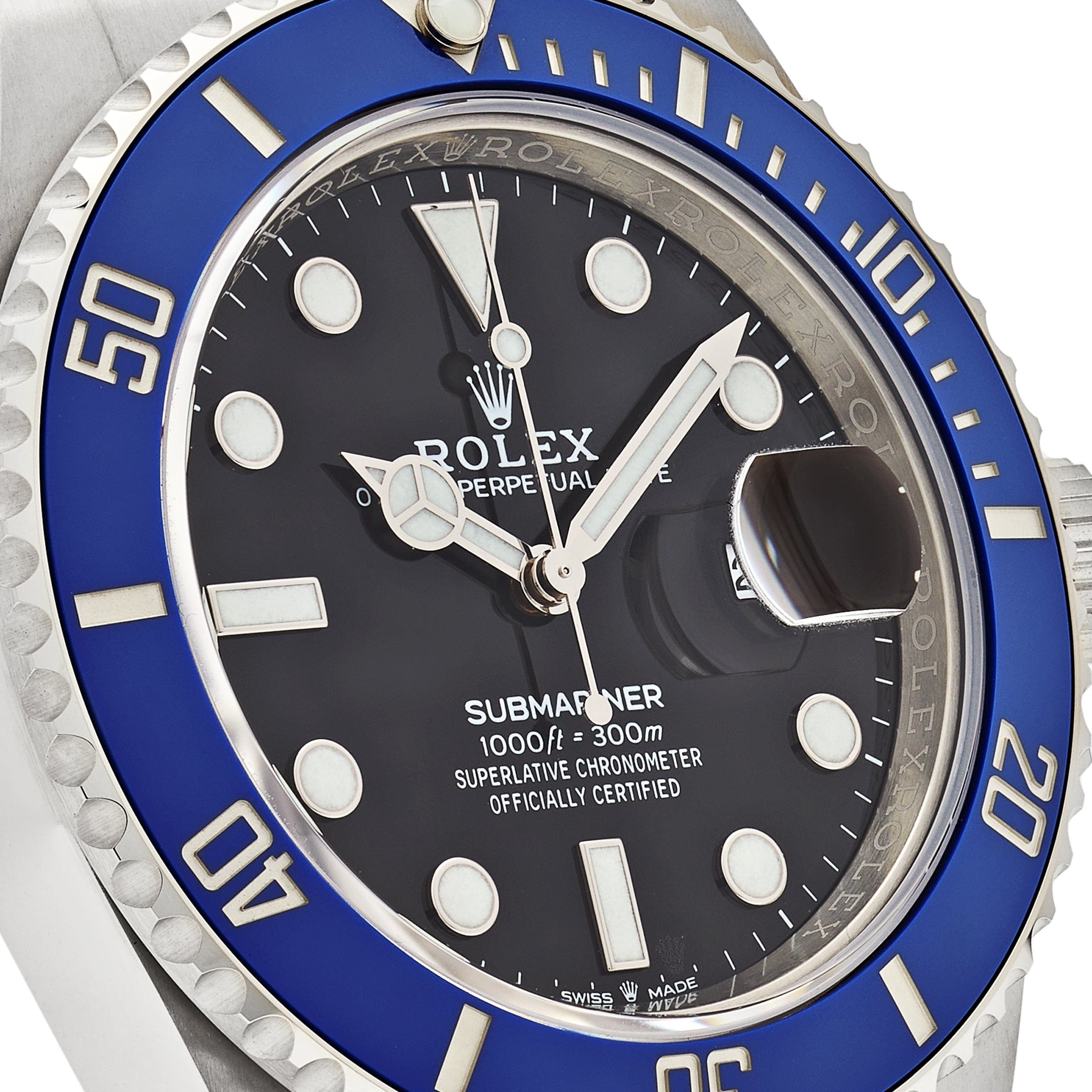 Submariner Date White Gold Black Dial 41mm Product Image 3
