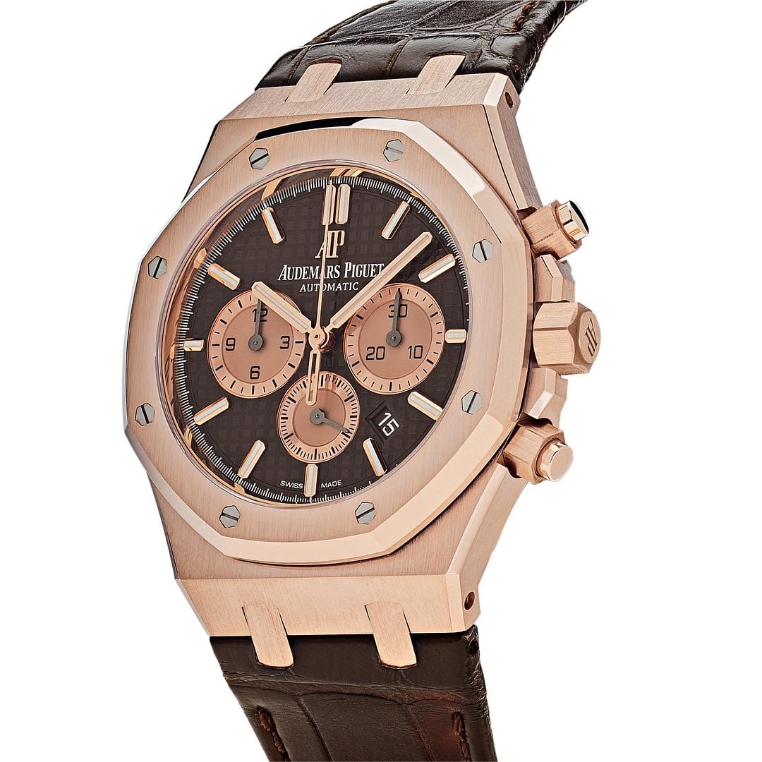 Royal Oak Chronograph Rose Gold Brown Dial 41mm Product Image 1