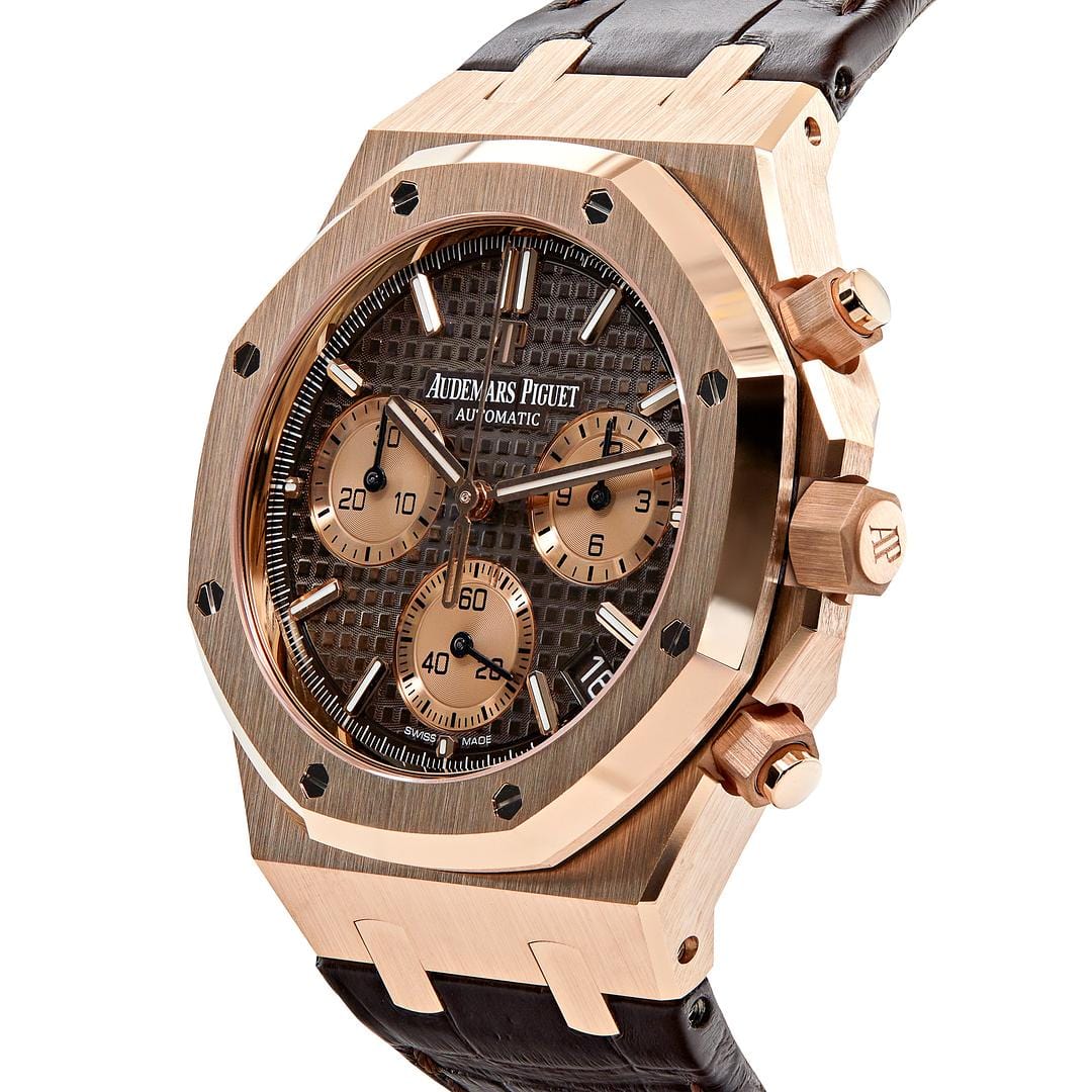 Royal Oak Chronograph Rose Gold Brown Dial 41mm Product Image 1