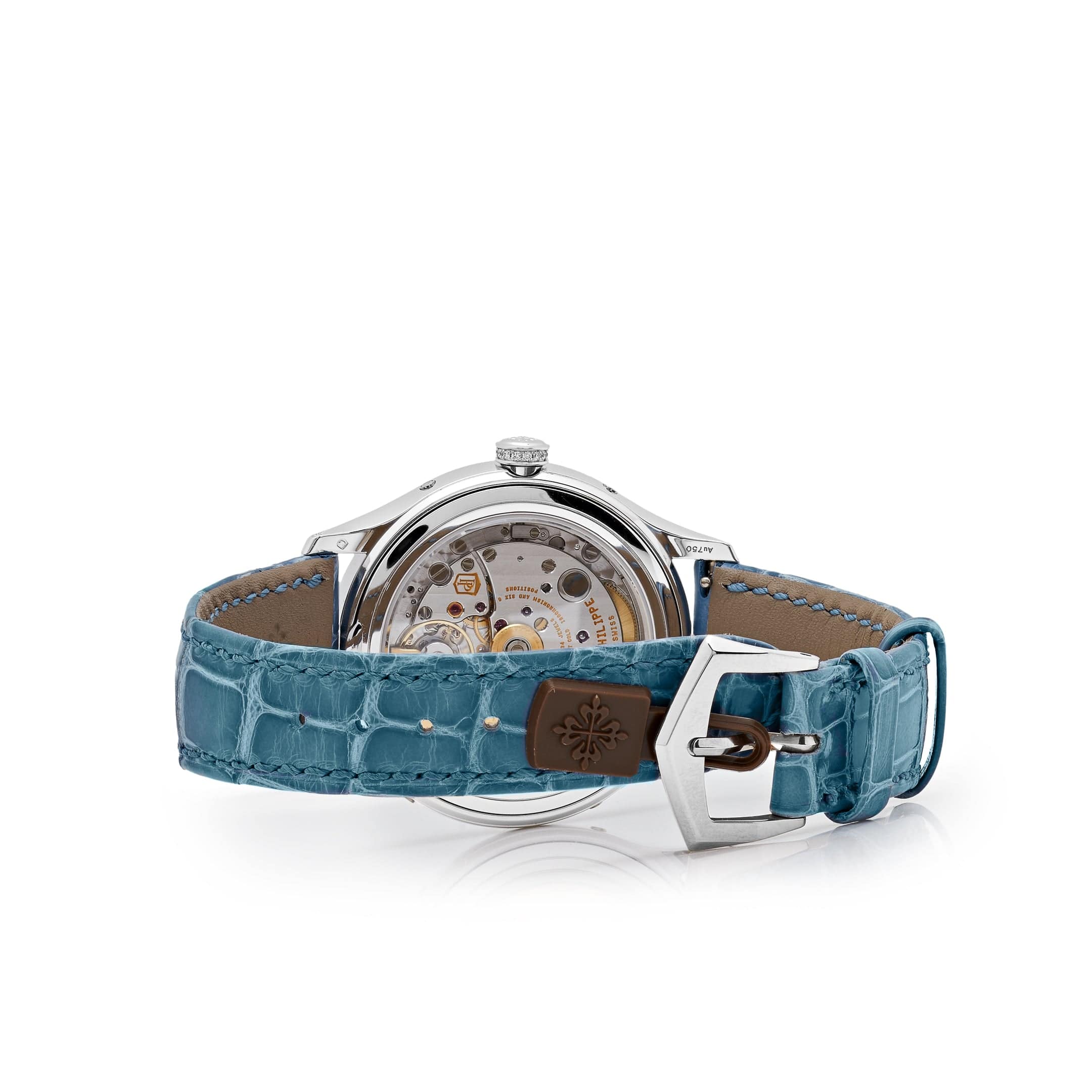 Annual Calendar White Gold Diamond Silver Dial 38mm Product Image 4