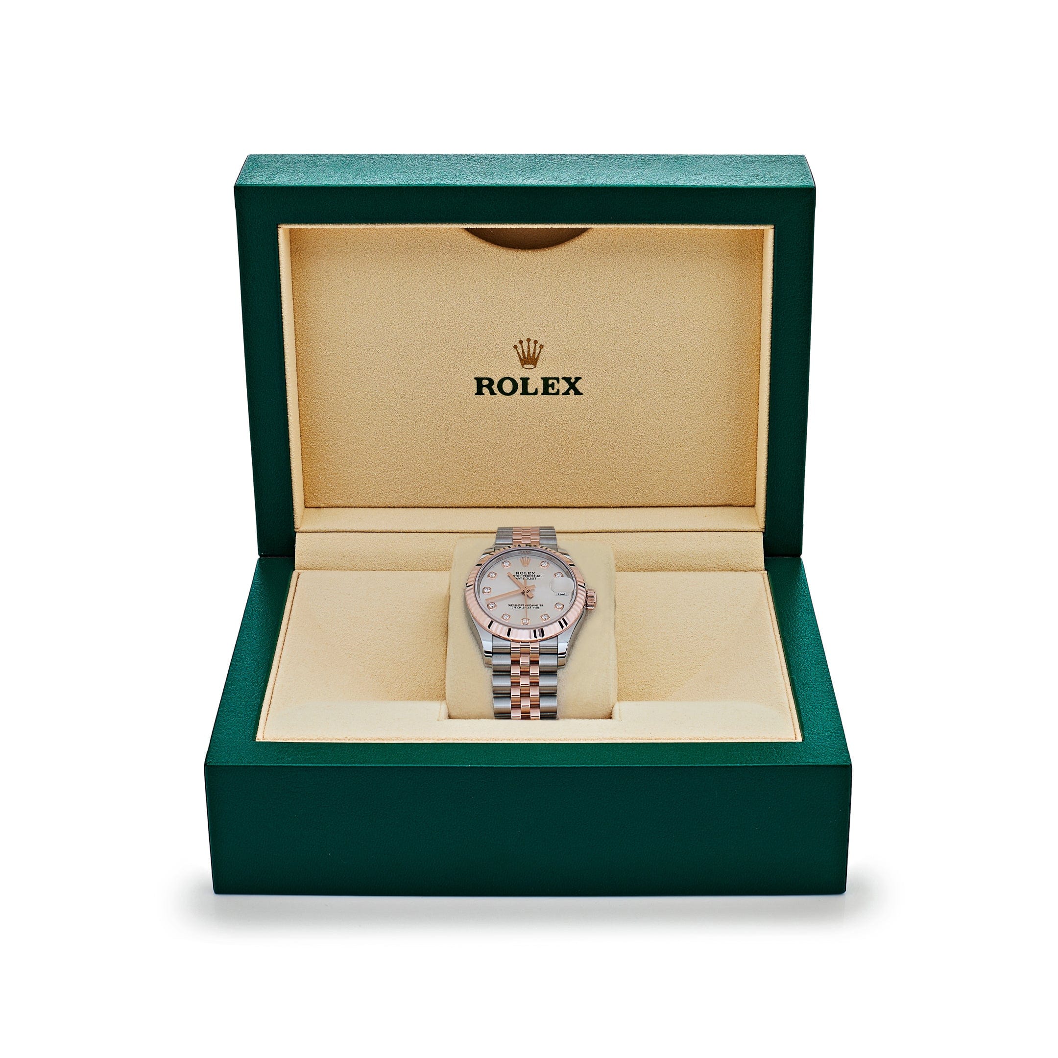 Datejust Rose Gold & Steel Jubilee Silver Dial 31mm Product Image 5