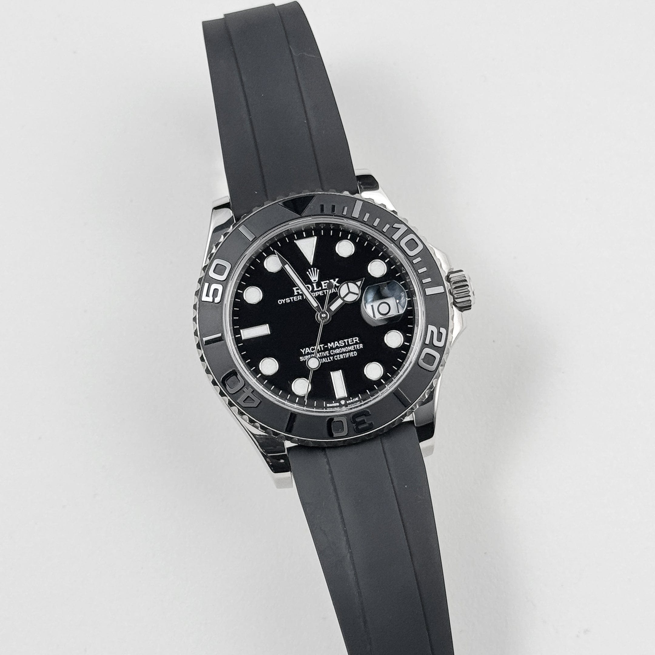Yacht-Master White Gold Oysterflex Black Dial 42mm Product Image 1