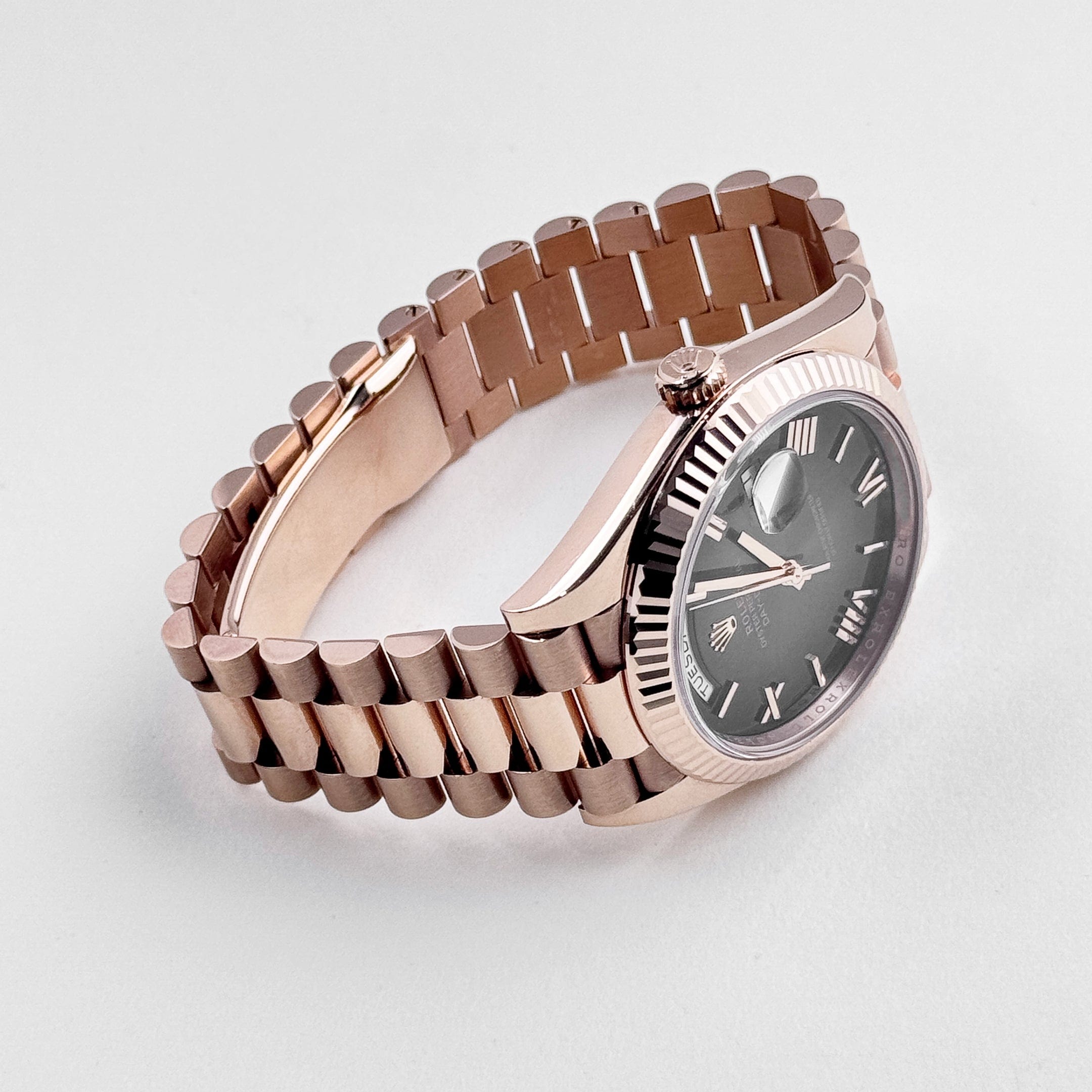 Day-Date Rose Gold Grey Black Dial 40mm Product Image 3