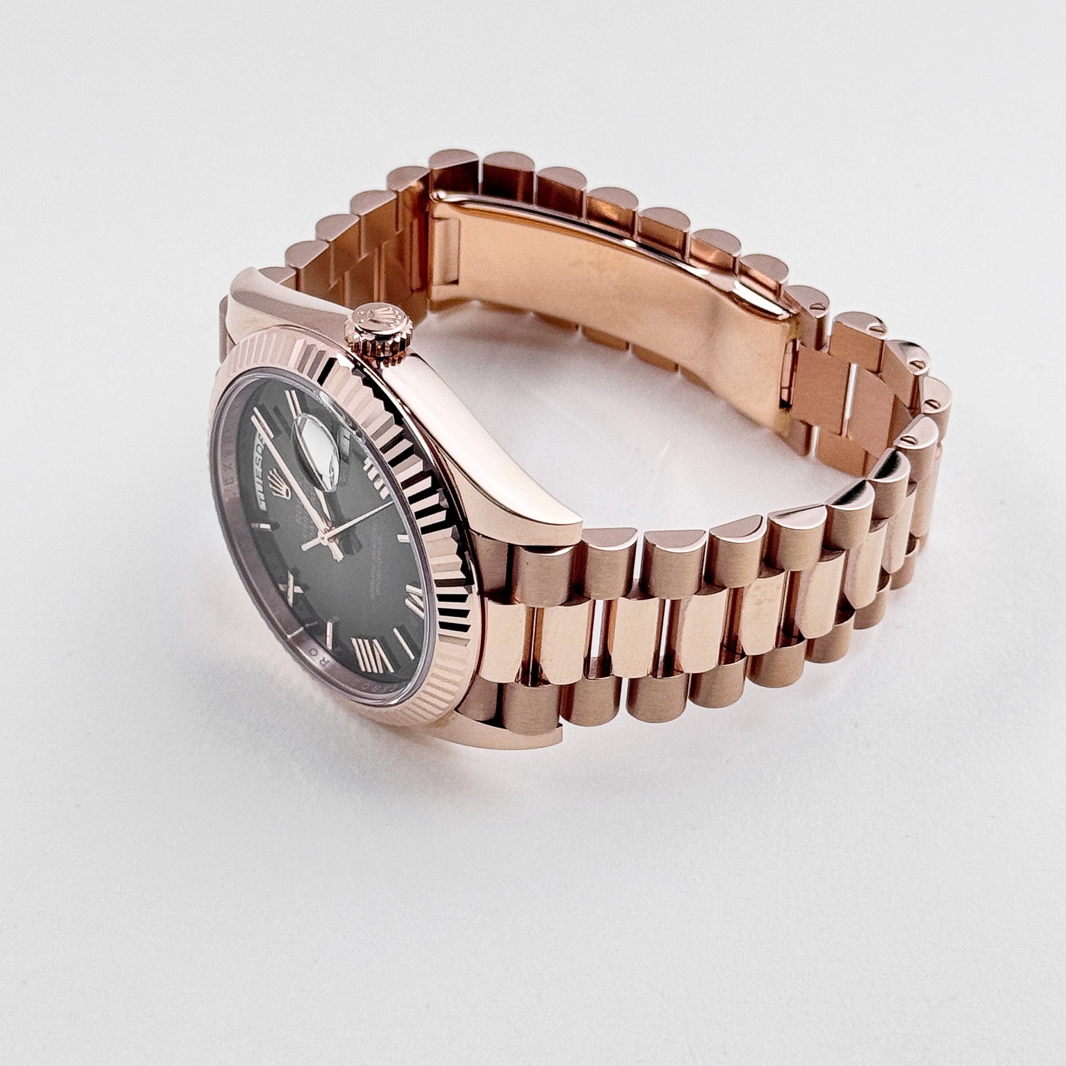 Day-Date Rose Gold Grey Black Dial 40mm Product Image 2